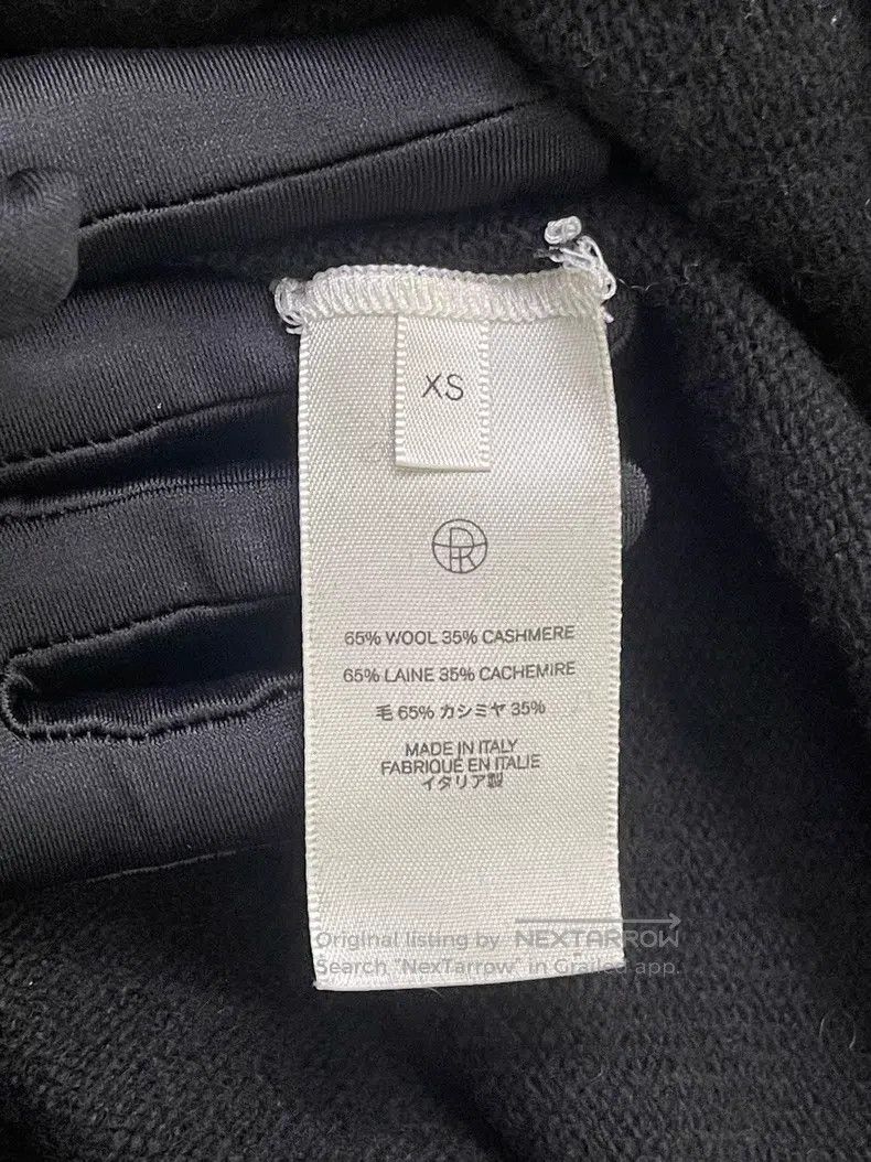 The Row The Row Black crewneck wool cashmere sweater Size XS / US 0-2 / IT 36-38 - 5 Thumbnail