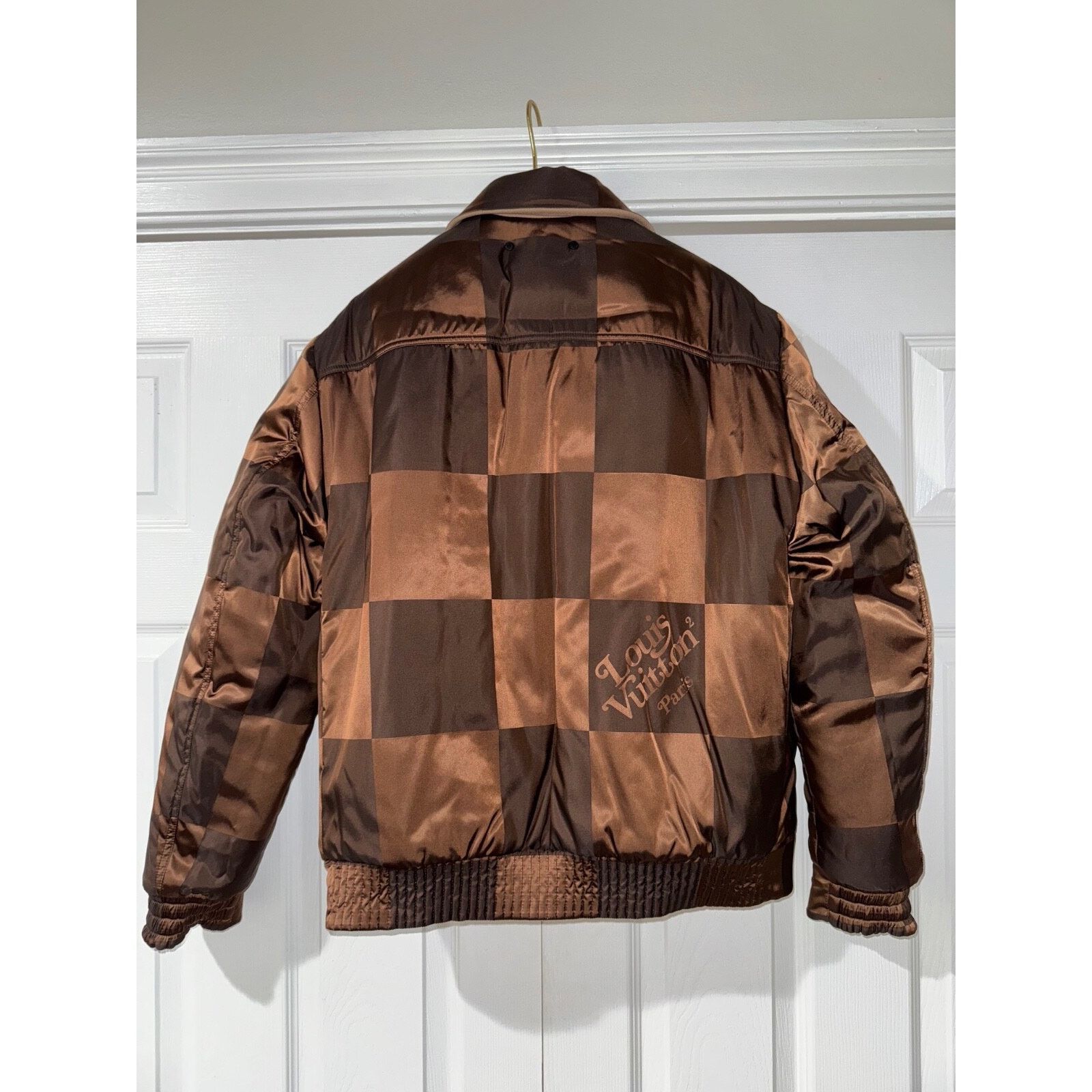 Louis Vuitton Louis Vuitton Nigo Damier Bomber Camel Beige Brown Jacket 48 Size US M / EU 48-50 / 2 - 17 Thumbnail