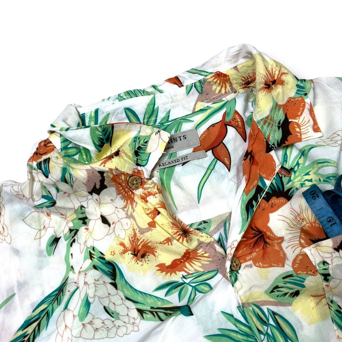Japanese Brand Allsaints Hawaiian loop collar shirt Size US L / EU 52-54 / 3 - 9 Thumbnail