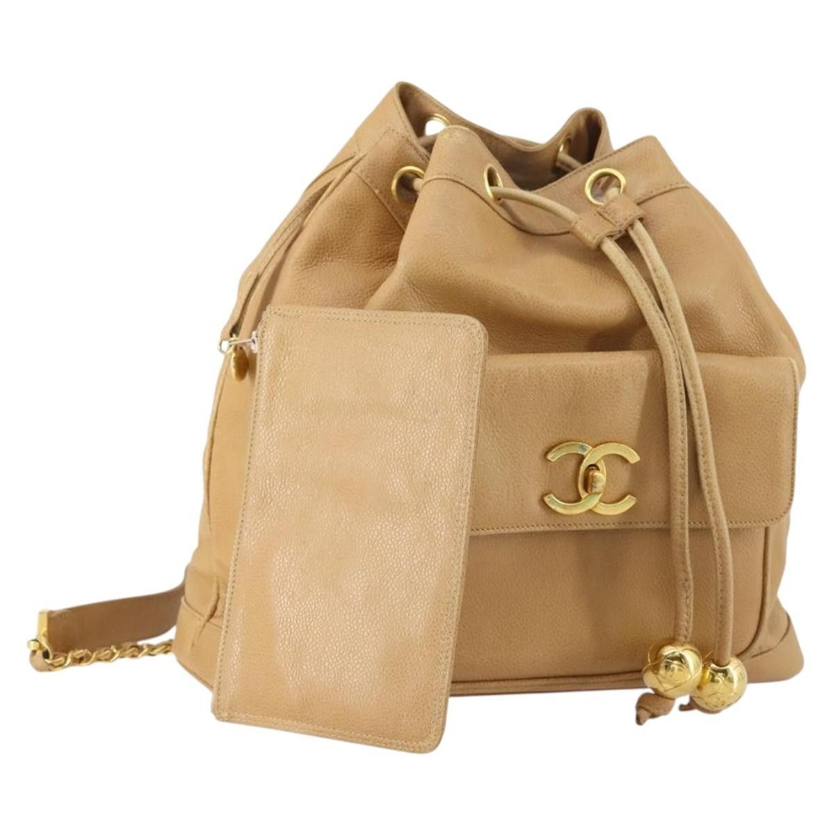 Chanel Chanel CC Front Pocket Backpack Leather Size ONE SIZE - 1 Thumbnail