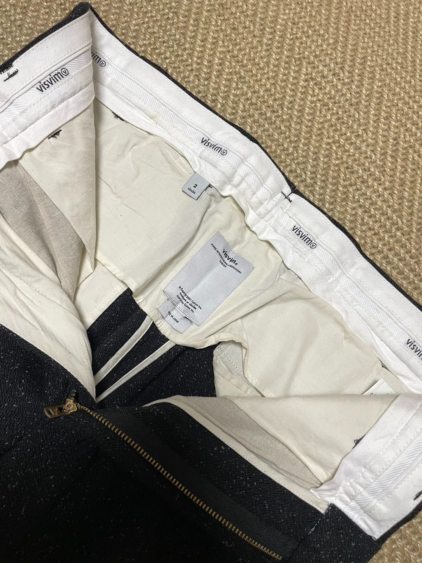 Visvim VISVIM CORNELL SLACKS 9 MELANGE WOOL 14FW BLACK 2 Size US 32 / EU 48 - 5 Thumbnail