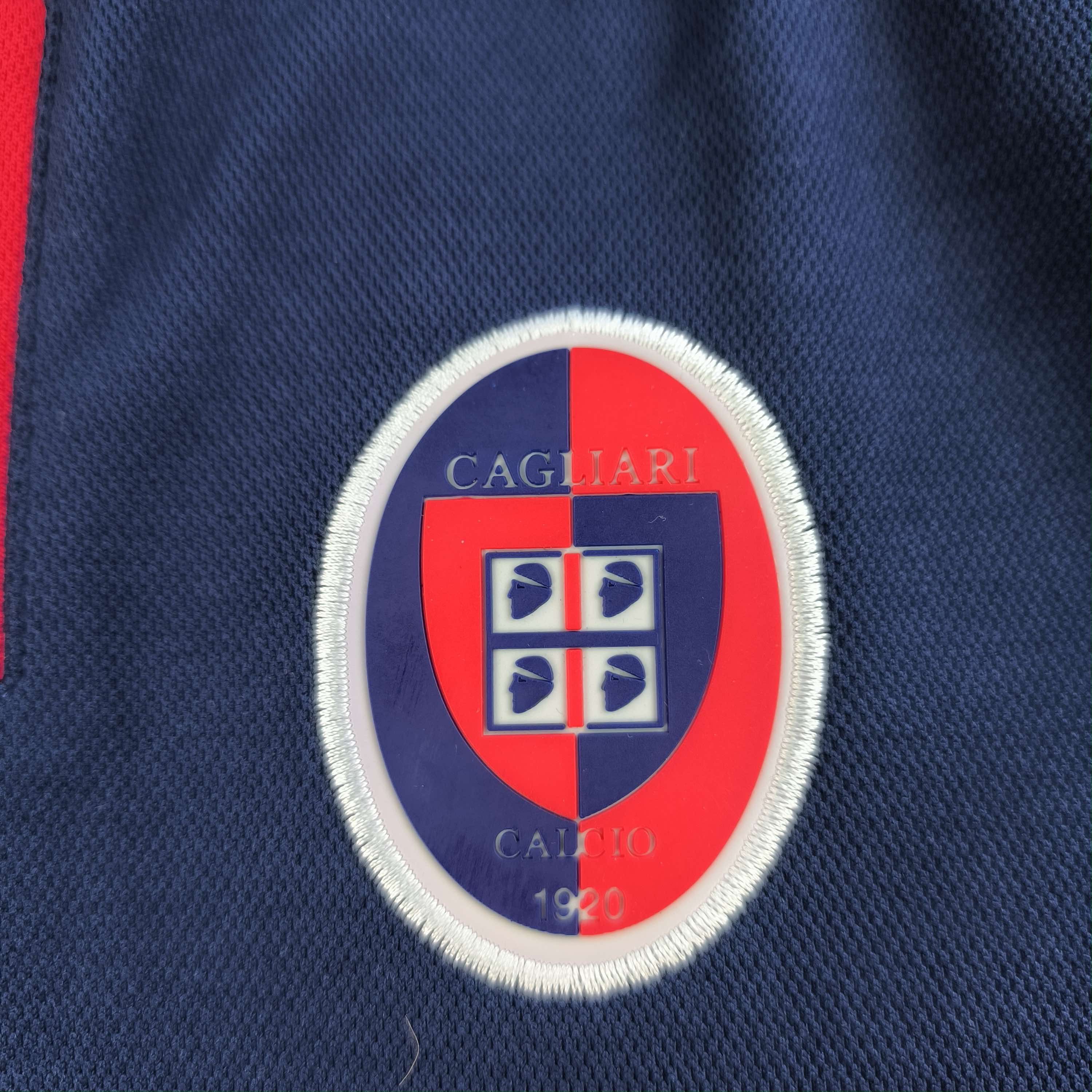 Other SIGNED Cagliari 2003-04 A-Line home Lopez football jersey XL Size US XL / EU 56 / 4 - 3 Thumbnail