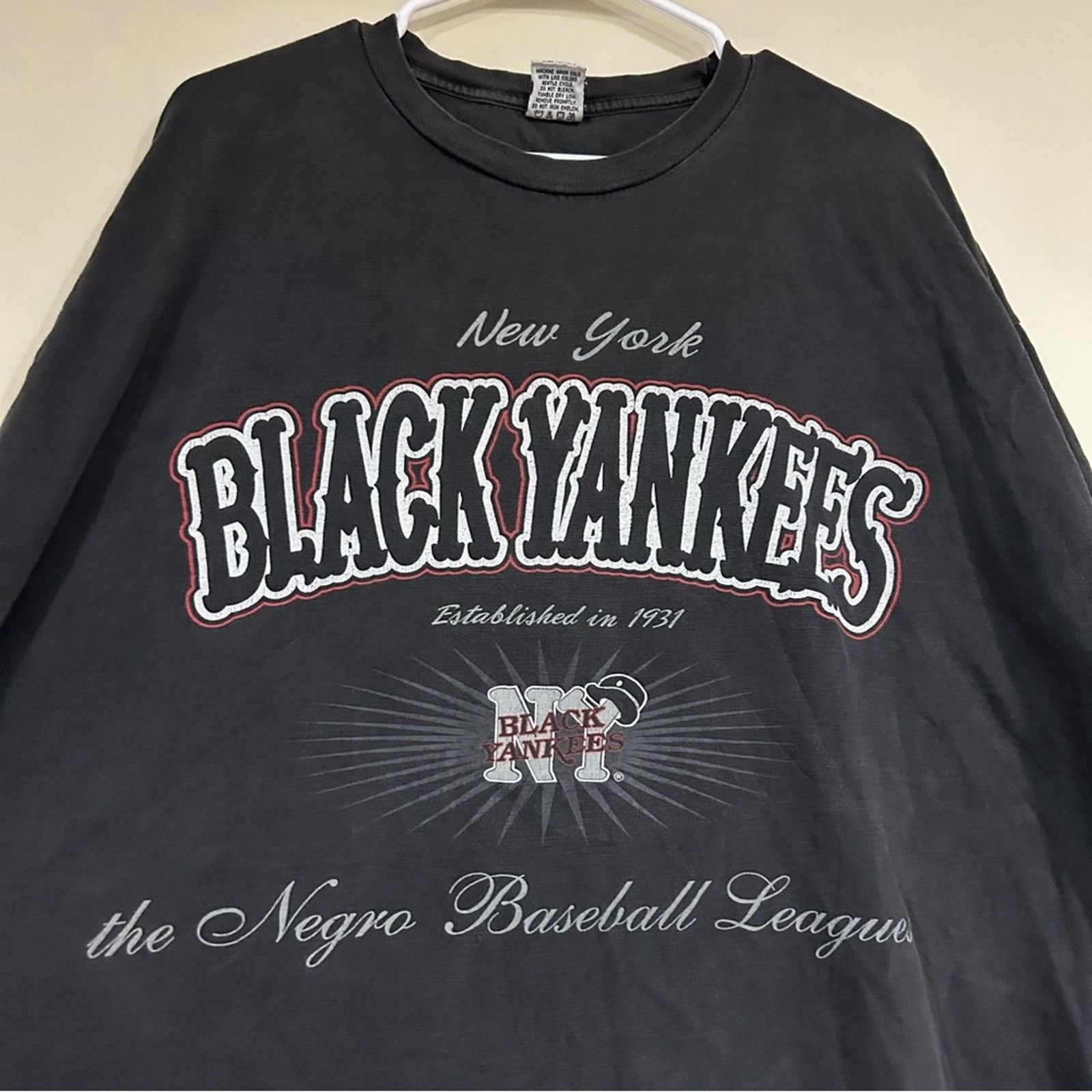 Other Vintage New York Black Yankees Baseball Shirt Size US XXL / EU 58 / 5 - 3 Thumbnail