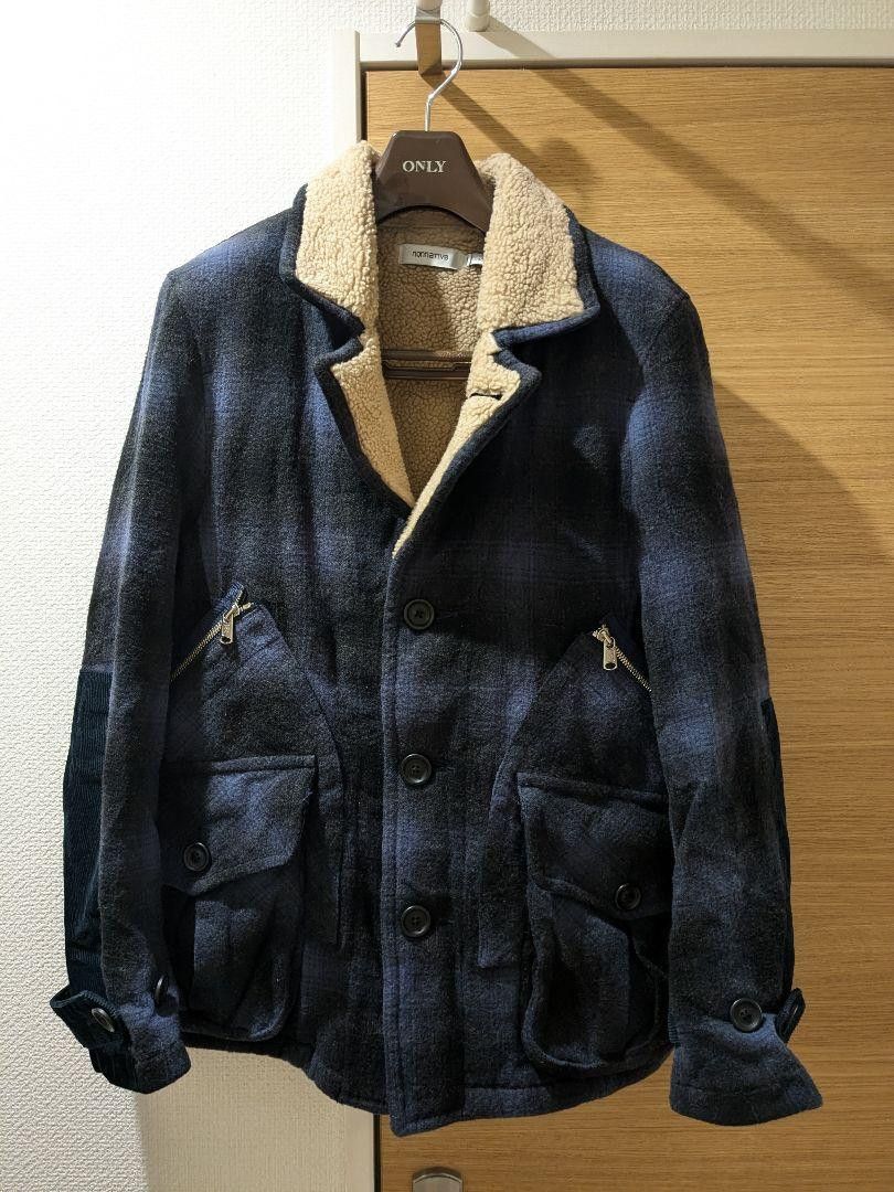 Number (N)ine NUMBER NINE BUFFALO CHECK FLEECE LINED HUNTER JACKET Size US M / EU 48-50 / 2 - 1 Thumbnail