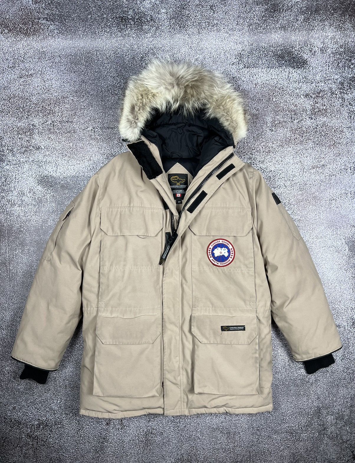 Expedition Jacket Beige Canada Goose Coat Goose Expedition Parka