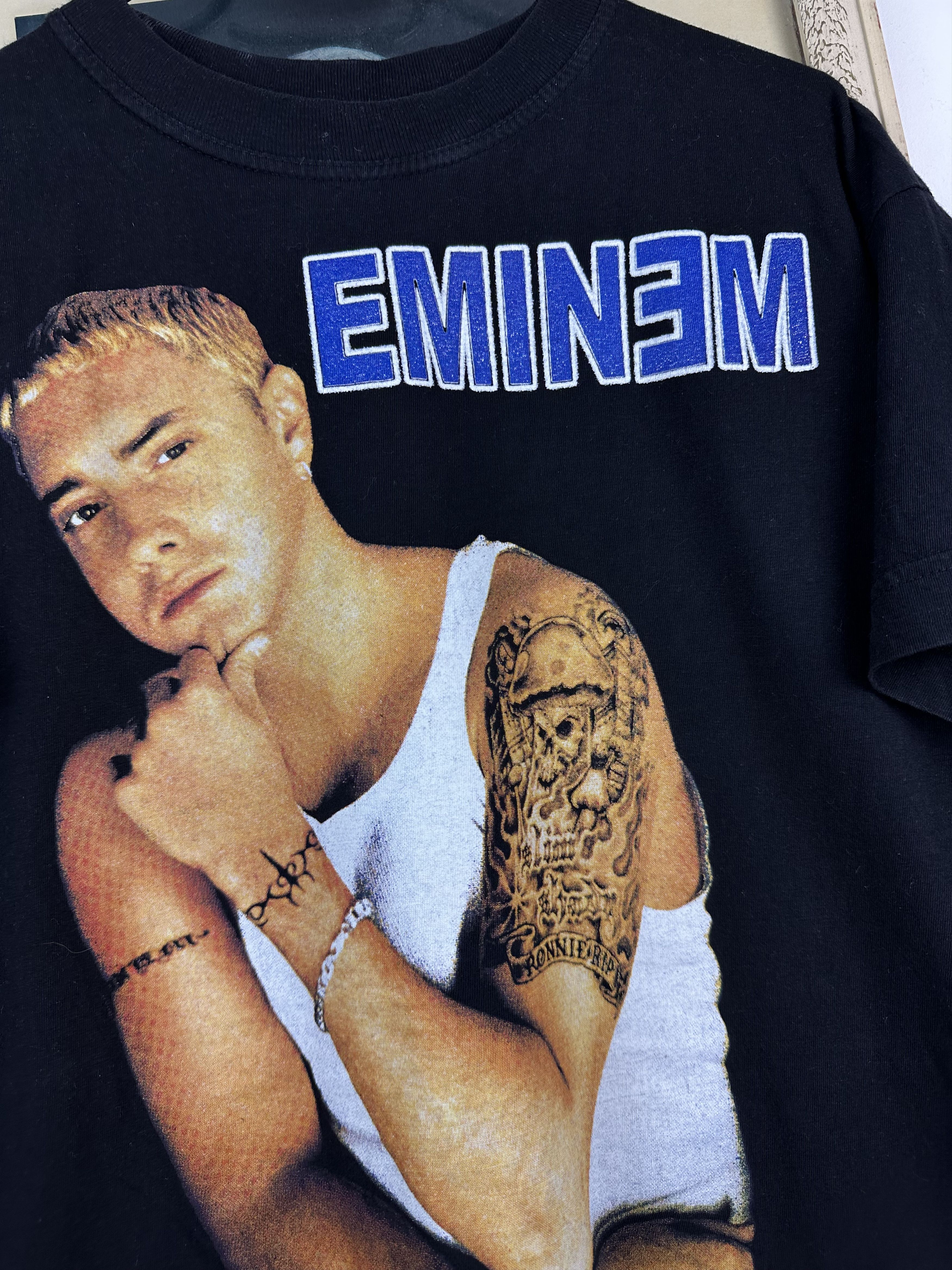 Band Tees × Vintage Vintage Eminem Rare Shirt Band Tee Jersey Hype Y2K Size US M / EU 48-50 / 2 - 4 Thumbnail