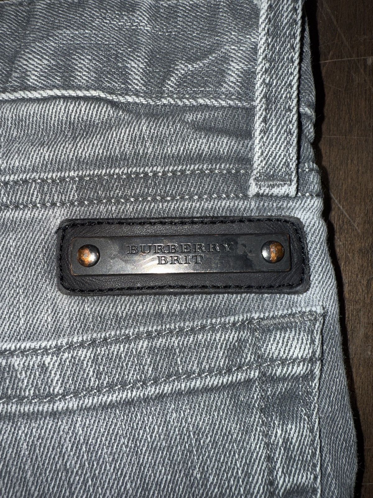 Burberry × Vintage ⚡️Burberry Brit Steadman Jeans Size 29" - 3 Thumbnail