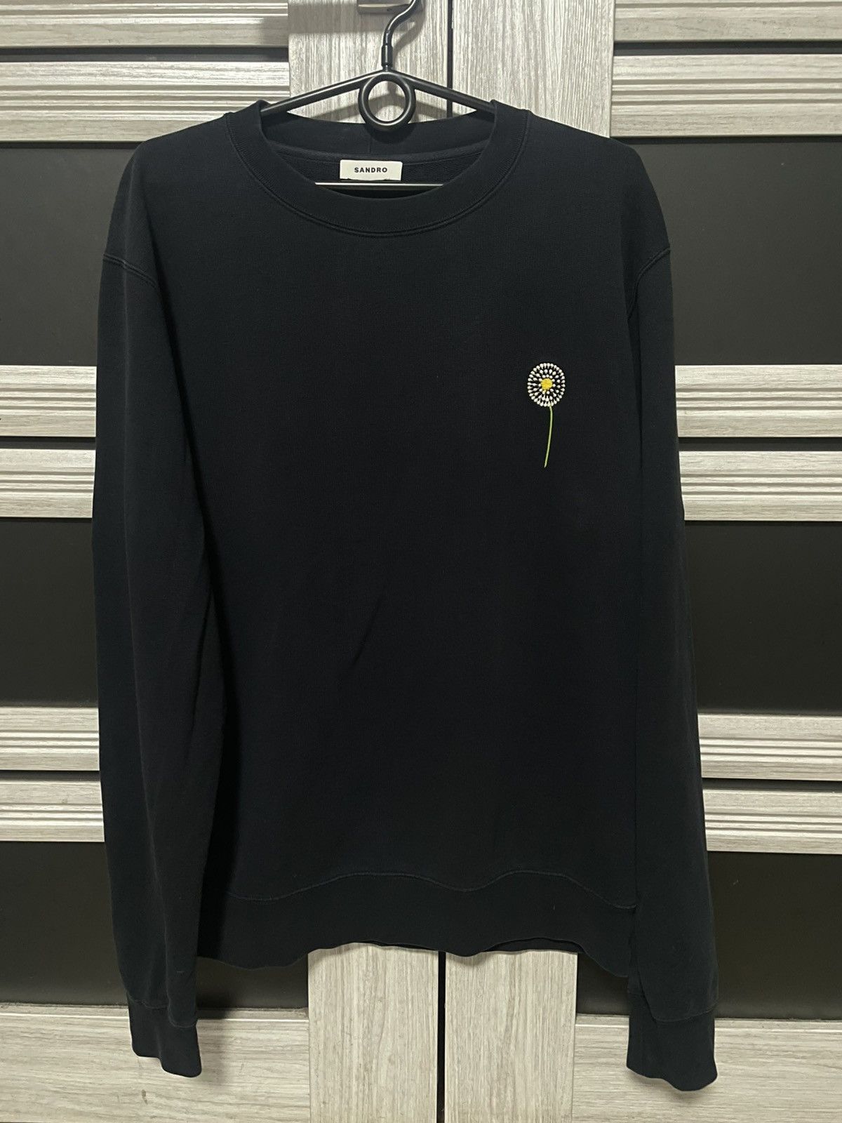 Sandro Dandelion Crew Sweatshirt Size L Rare