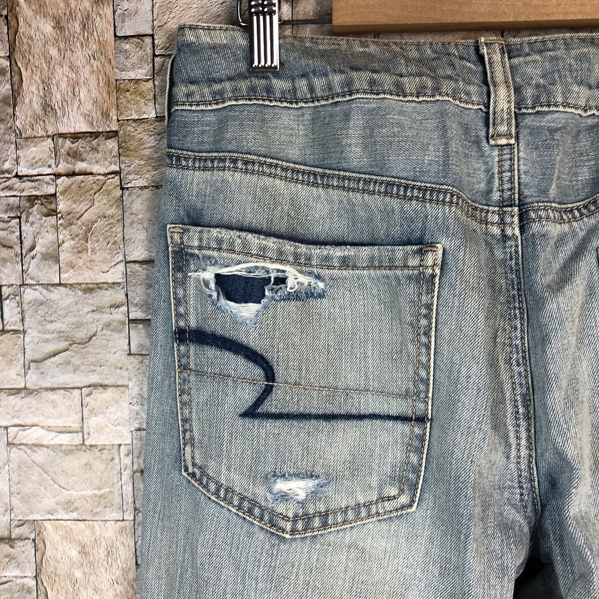 American Eagle Outfitters American Eagle Blue Distressed Denim Pants #A1006 Size 28" / US 6 / IT 42 - 19 Thumbnail