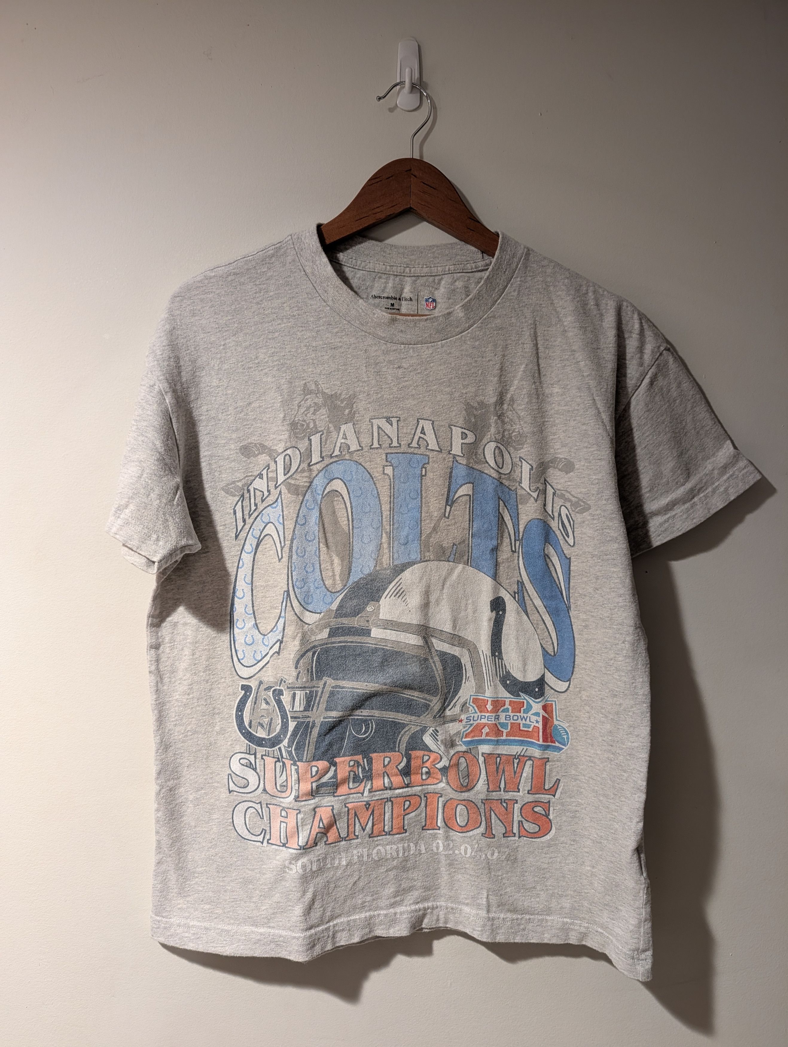 Abercrombie & Fitch Indianapolis Colts Super Bowl T-Shirt Abercrombie Fitch Size US M / EU 48-50 / 2 - 1 Thumbnail