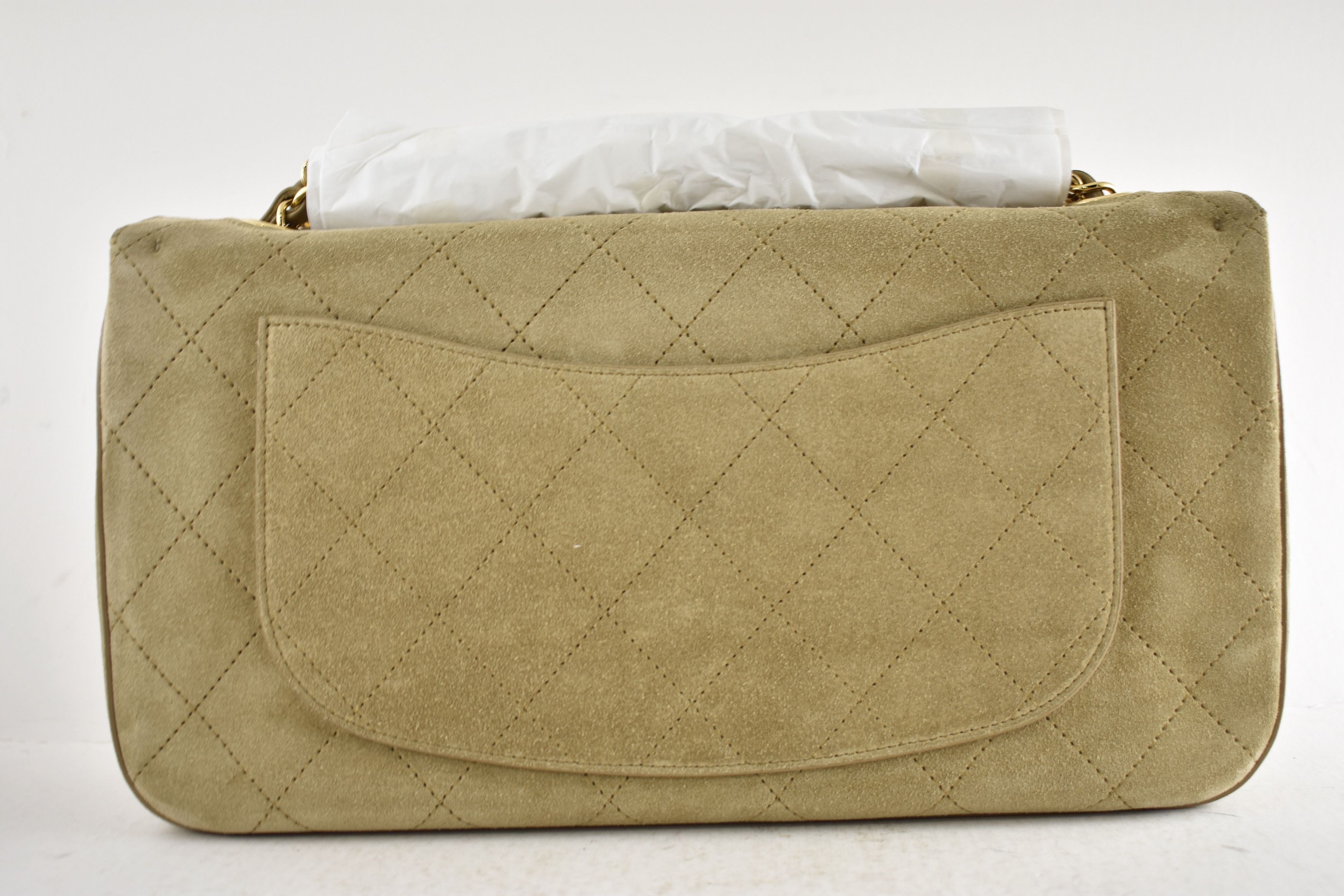 Chanel 26S Maxi Souplissimo Medium Jumbo Suede CC Logo Flap Bag Size ONE SIZE - 10 Thumbnail