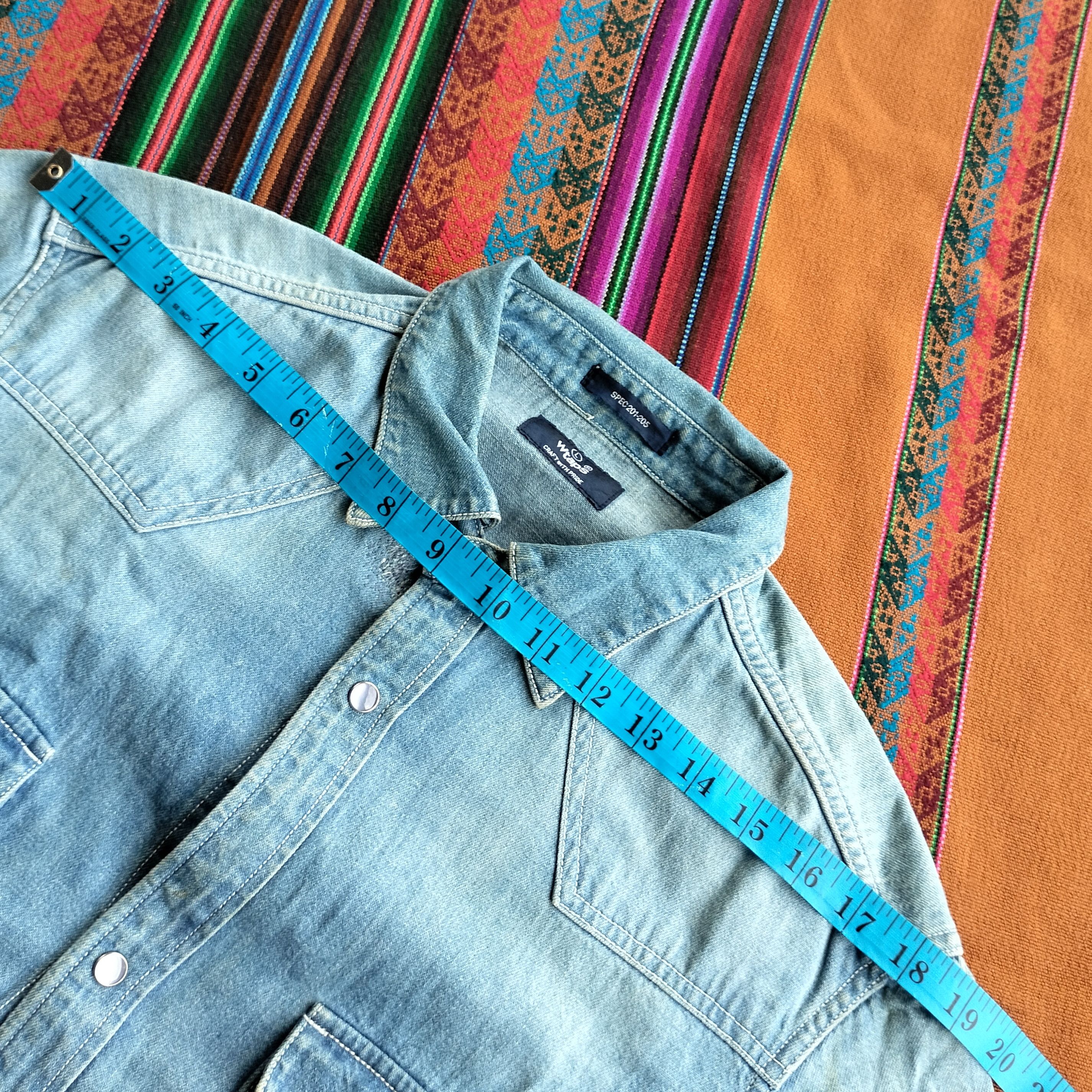 Wtaps Wtaps selvedge denim western Ls shirt Size US L / EU 52-54 / 3 - 16 Thumbnail