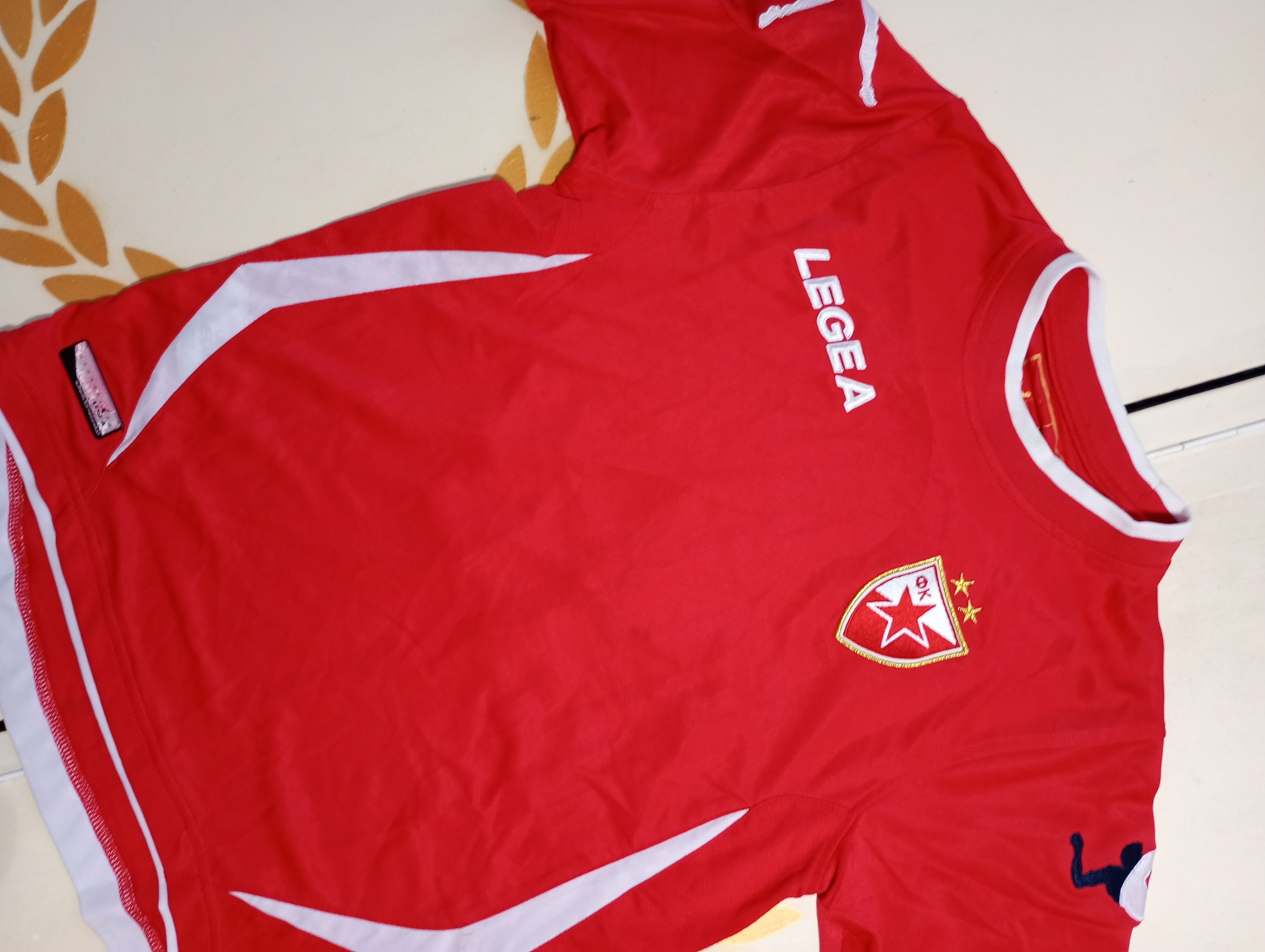 Vintage Red Star Belgrade Crvena Zvezda Legea Training Jersey Size US S / EU 44-46 / 1 - 7 Thumbnail