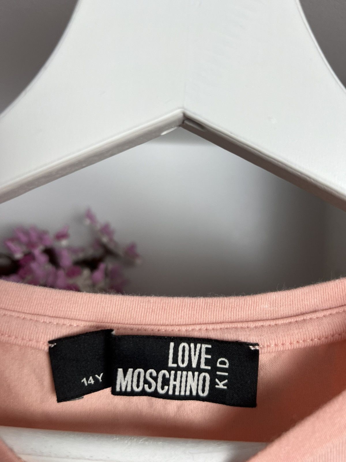 Love Moschino × Moschino Love Moschino baby tee crop top XS avantgarde designer 00s Size XS / US 0-2 / IT 36-38 - 4 Thumbnail