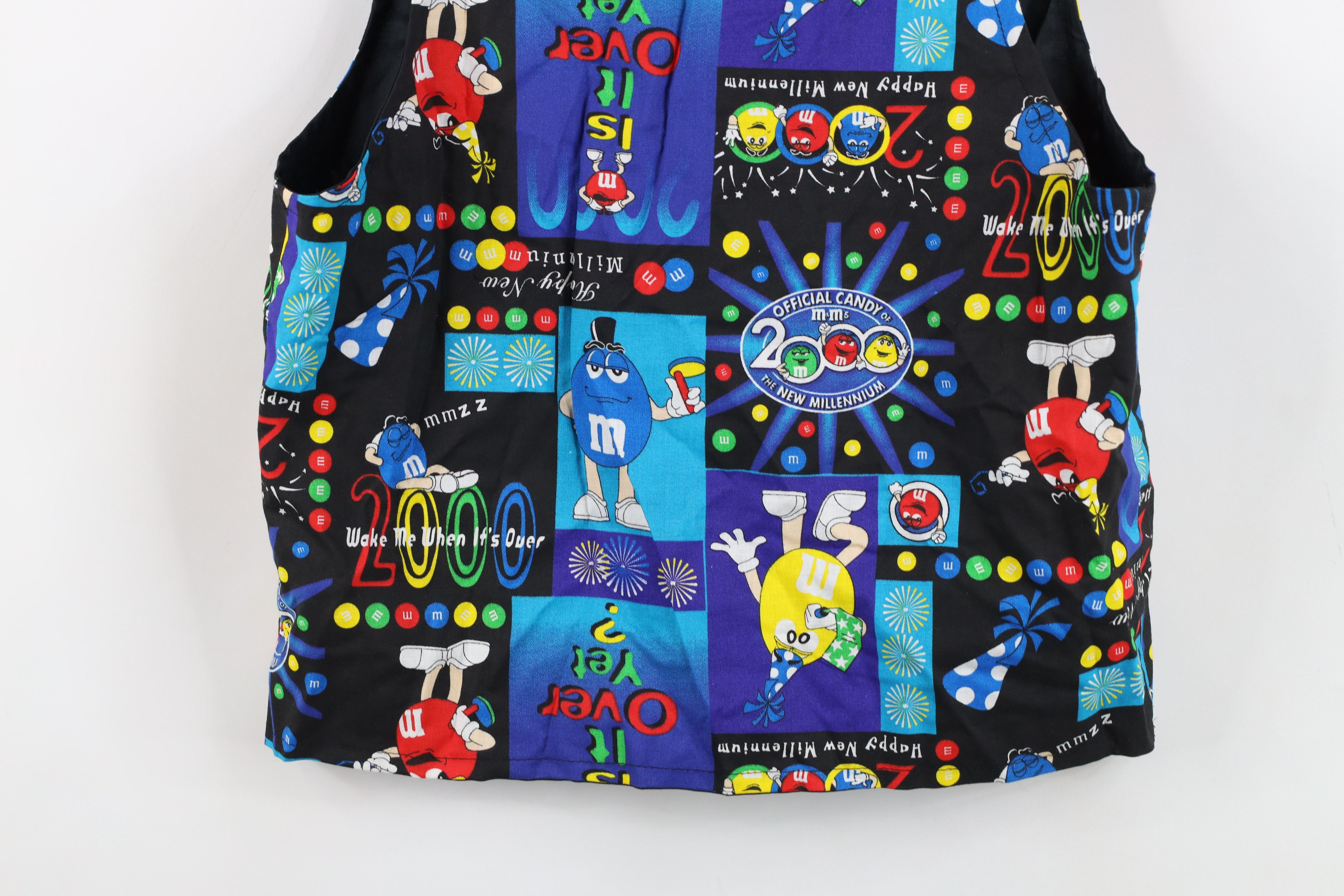Vintage Vintage Y2K 2000 Millennium Mars Candy M&Ms Vest Jacket USA Size S / US 4 / IT 40 - 11 Thumbnail