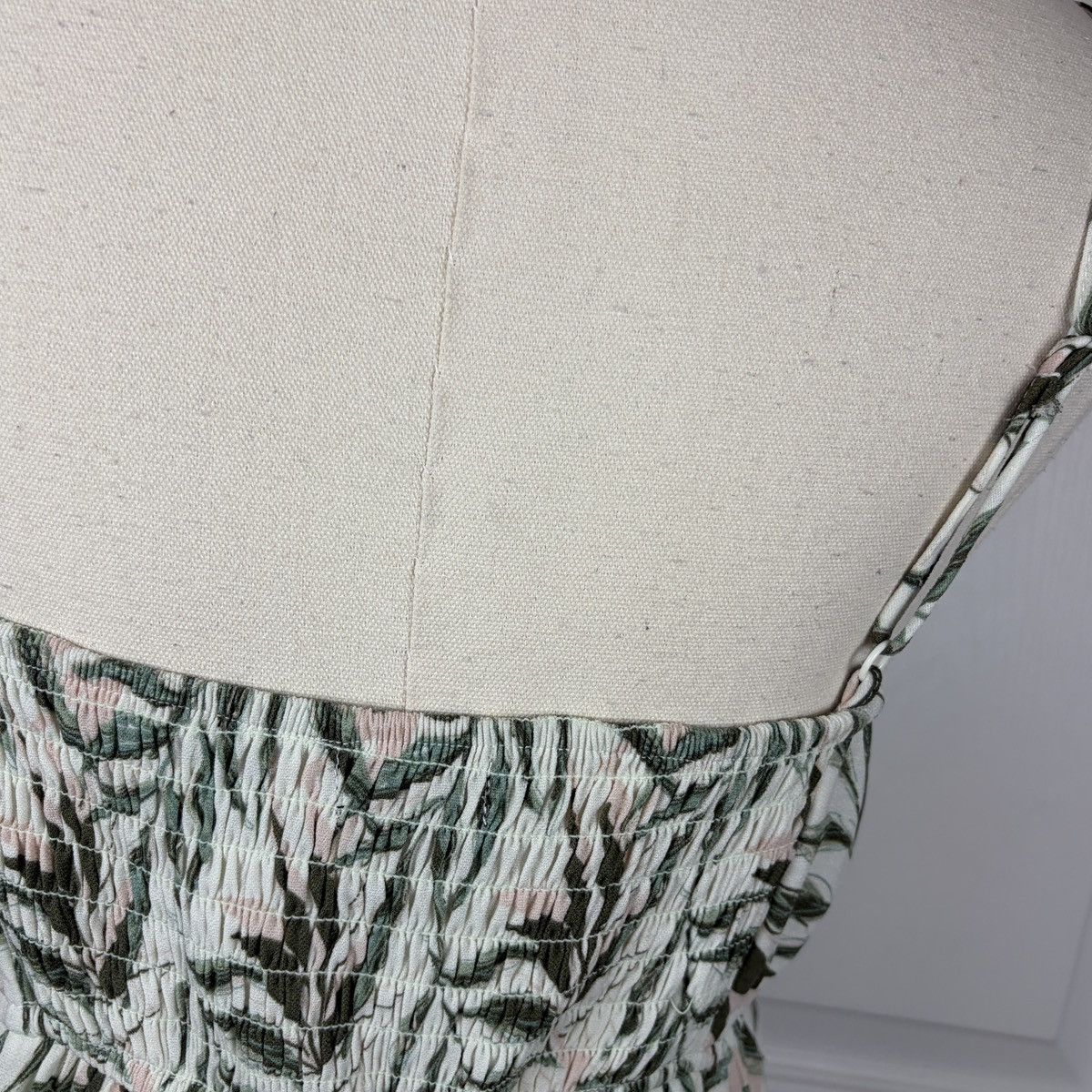 Other Trixxi white green palm leaf tiered mini dress Size S / US 4 / IT 40 - 3 Thumbnail