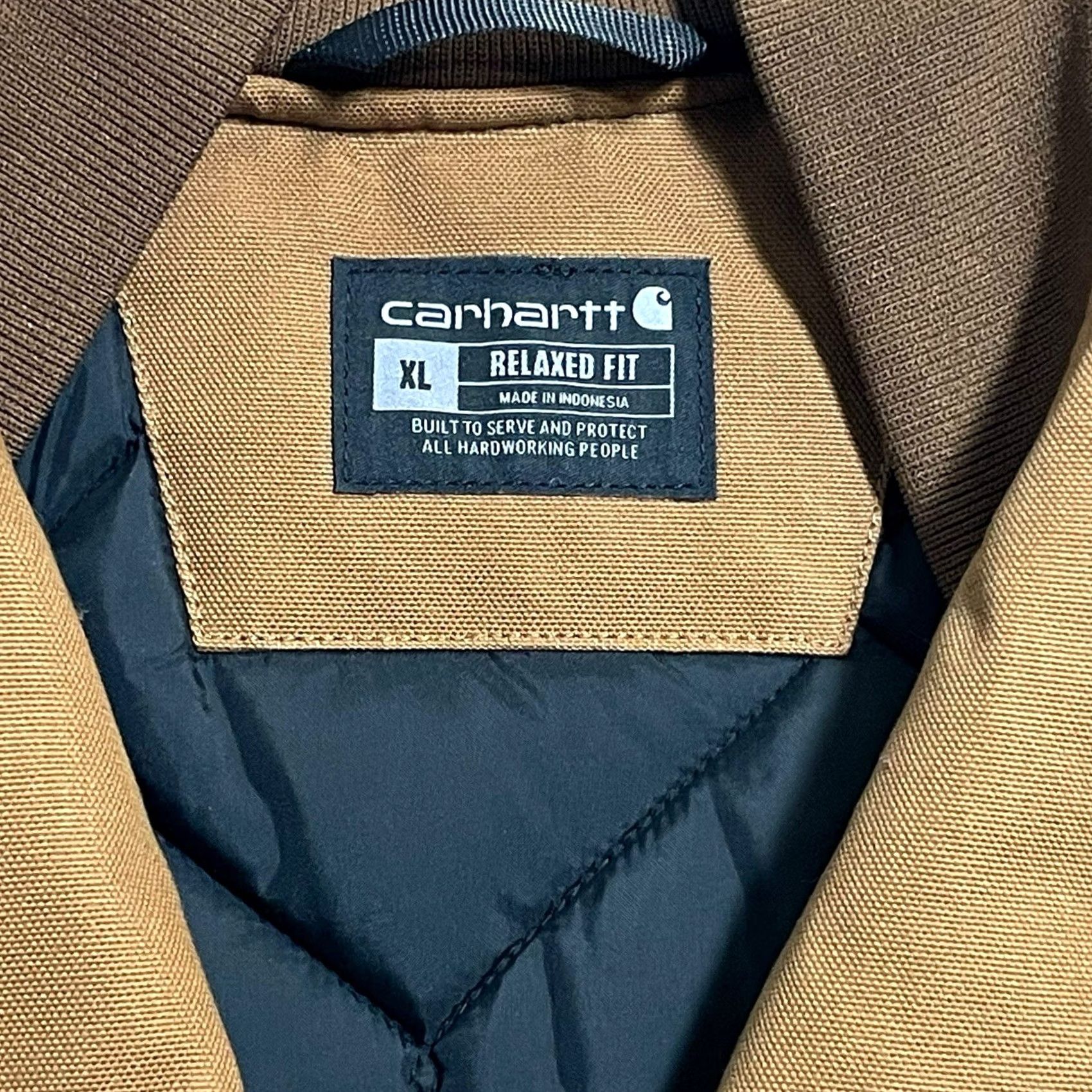 Carhartt Carhartt Vest Men's Brown Duck Quilt Lined Relaxed Fit Size XL Embroidered Workwear Size US XL / EU 56 / 4 - 5 Thumbnail