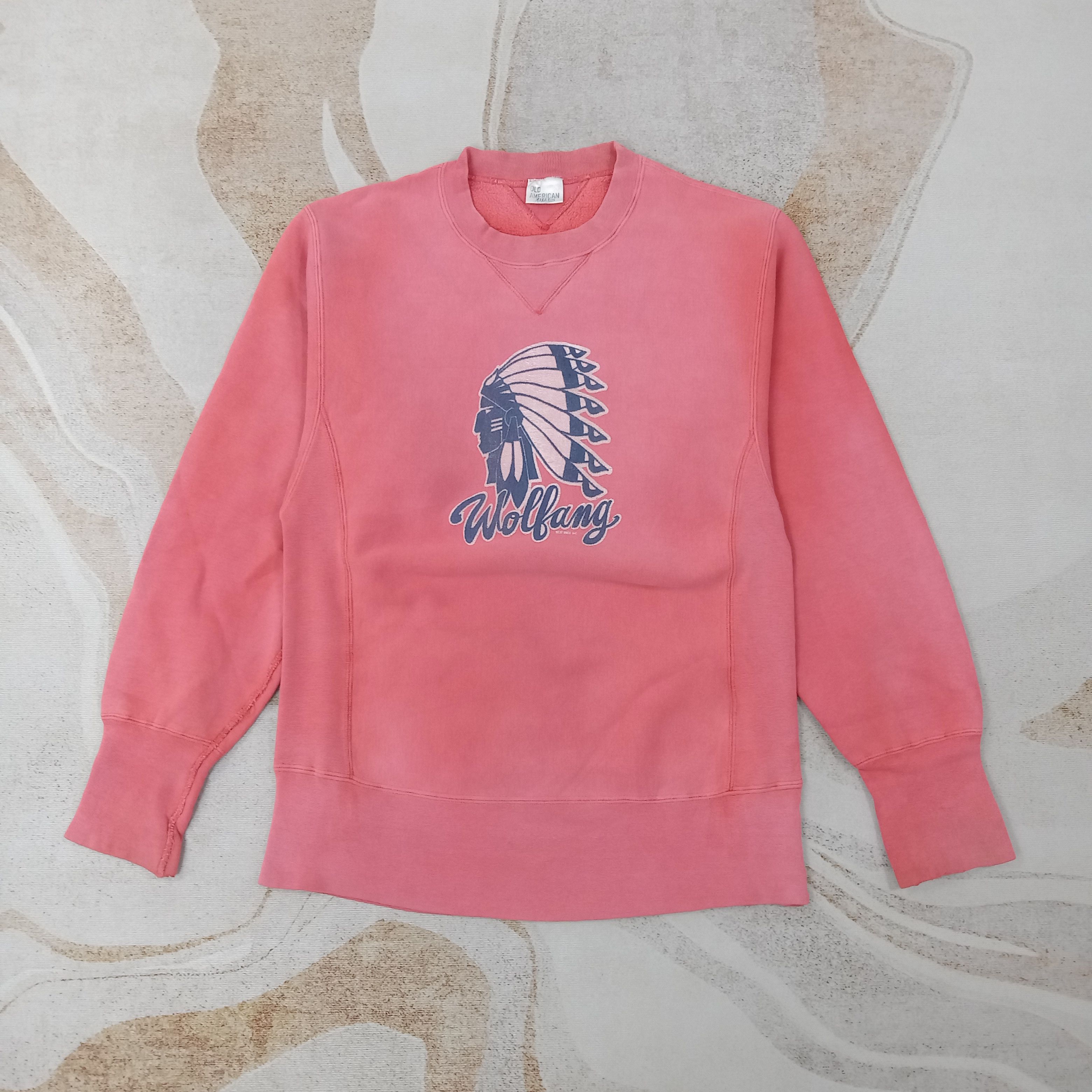 Vintage Wolfgang American Red Indian Sweatshirt C261N6 Size US XS / EU 42 / 0 - 1 Thumbnail