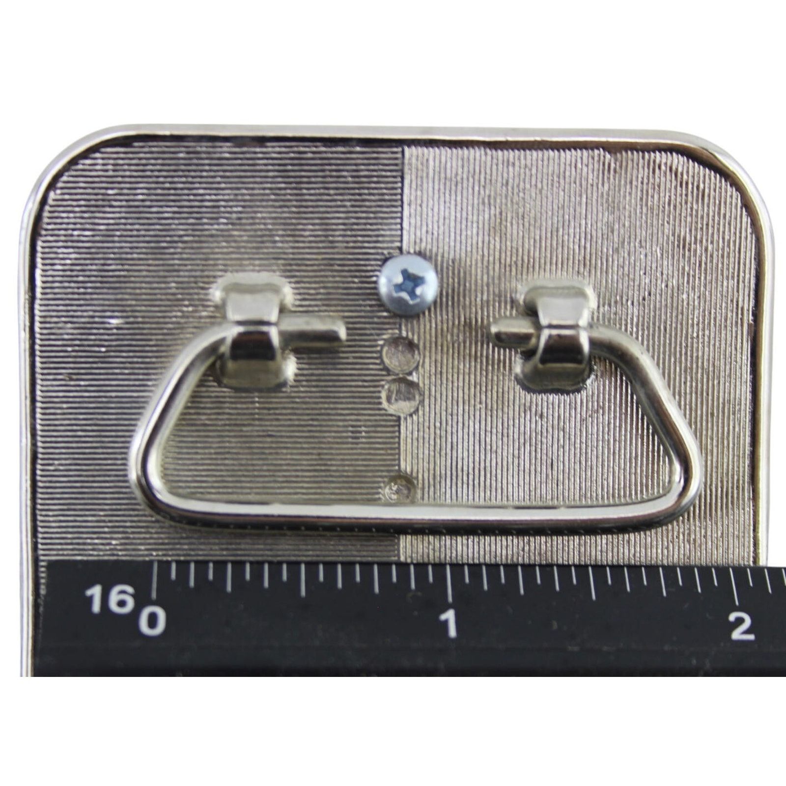 Other Picture Agate Jasper Belt Buckle (2) • Silvertone • Black Size ONE SIZE - 4 Thumbnail