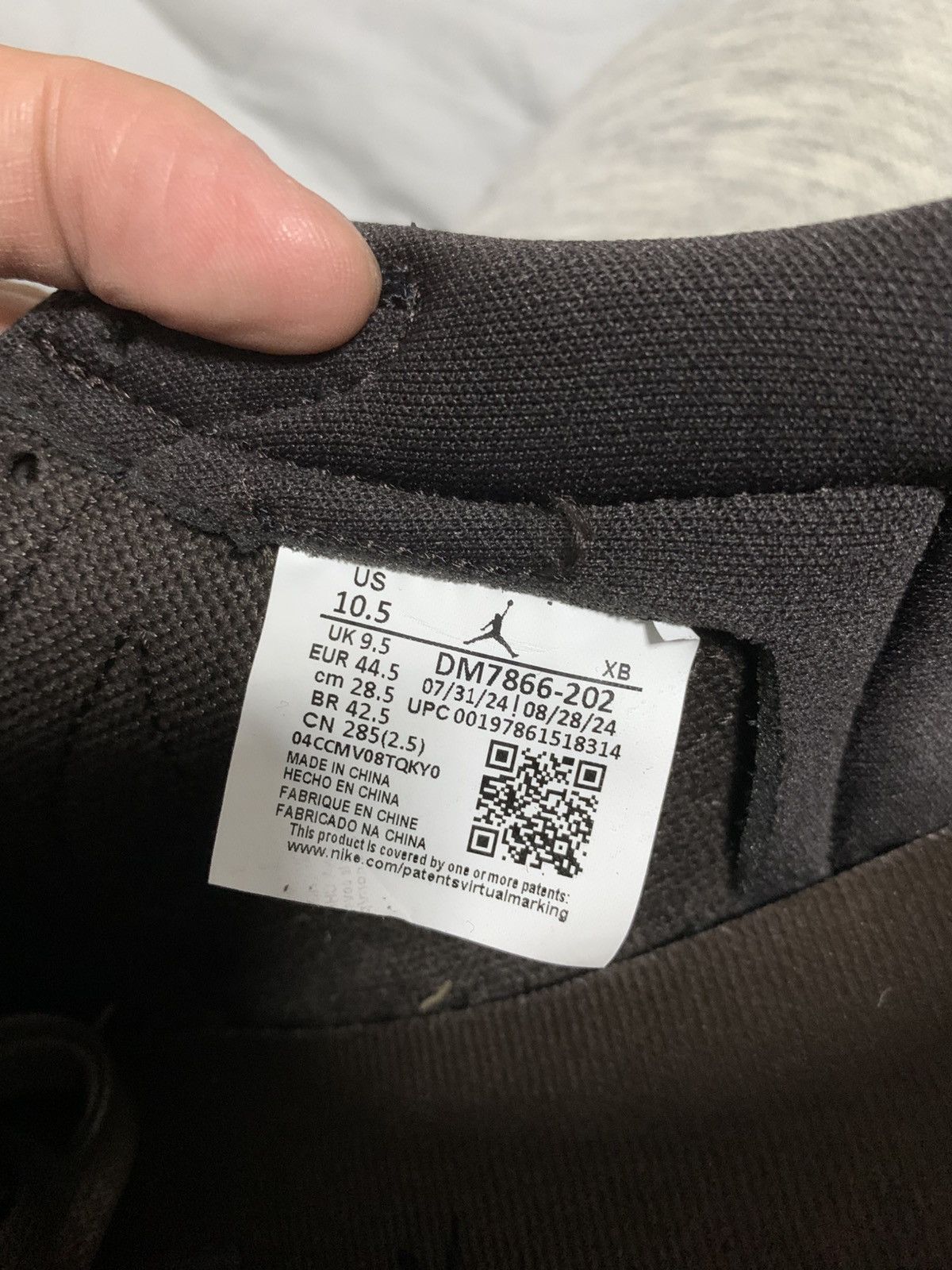 Jordan Brand Jordan 1 Travis Scott Vetvet Brown Retro Low TS Size US 10.5 / EU 43-44 - 9 Thumbnail