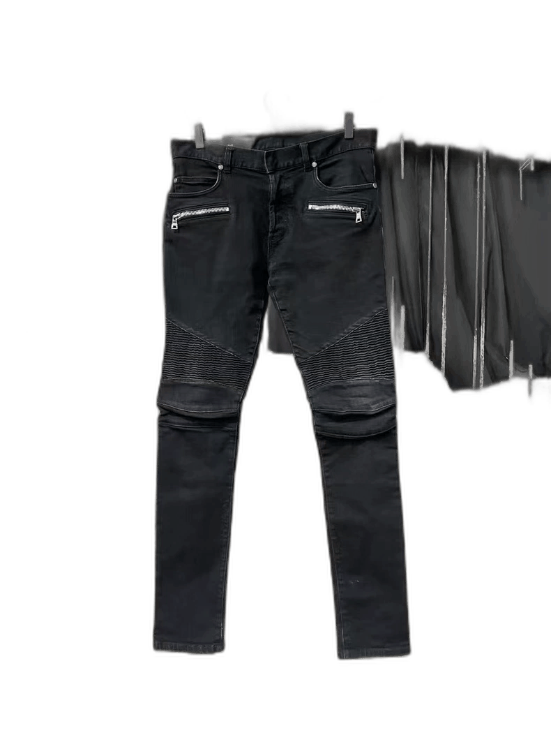 Balmain Balmain Black Denim Pants Size 31 Size US 31 - 1 Thumbnail