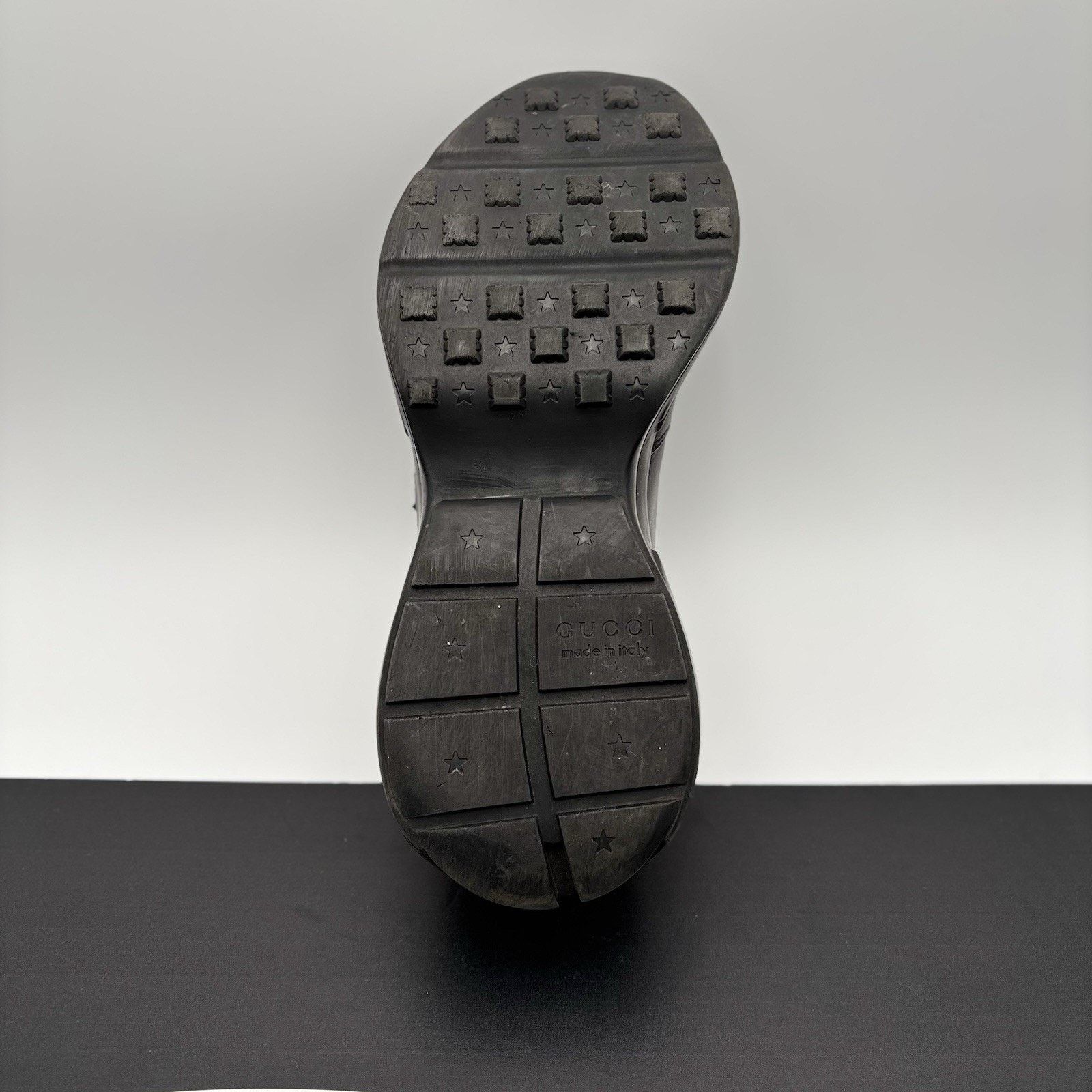Gucci Gucci Rhyton Black Leather ' Interlocking G ' | GOOD COND! Size US 9.5 / EU 42-43 - 8 Thumbnail