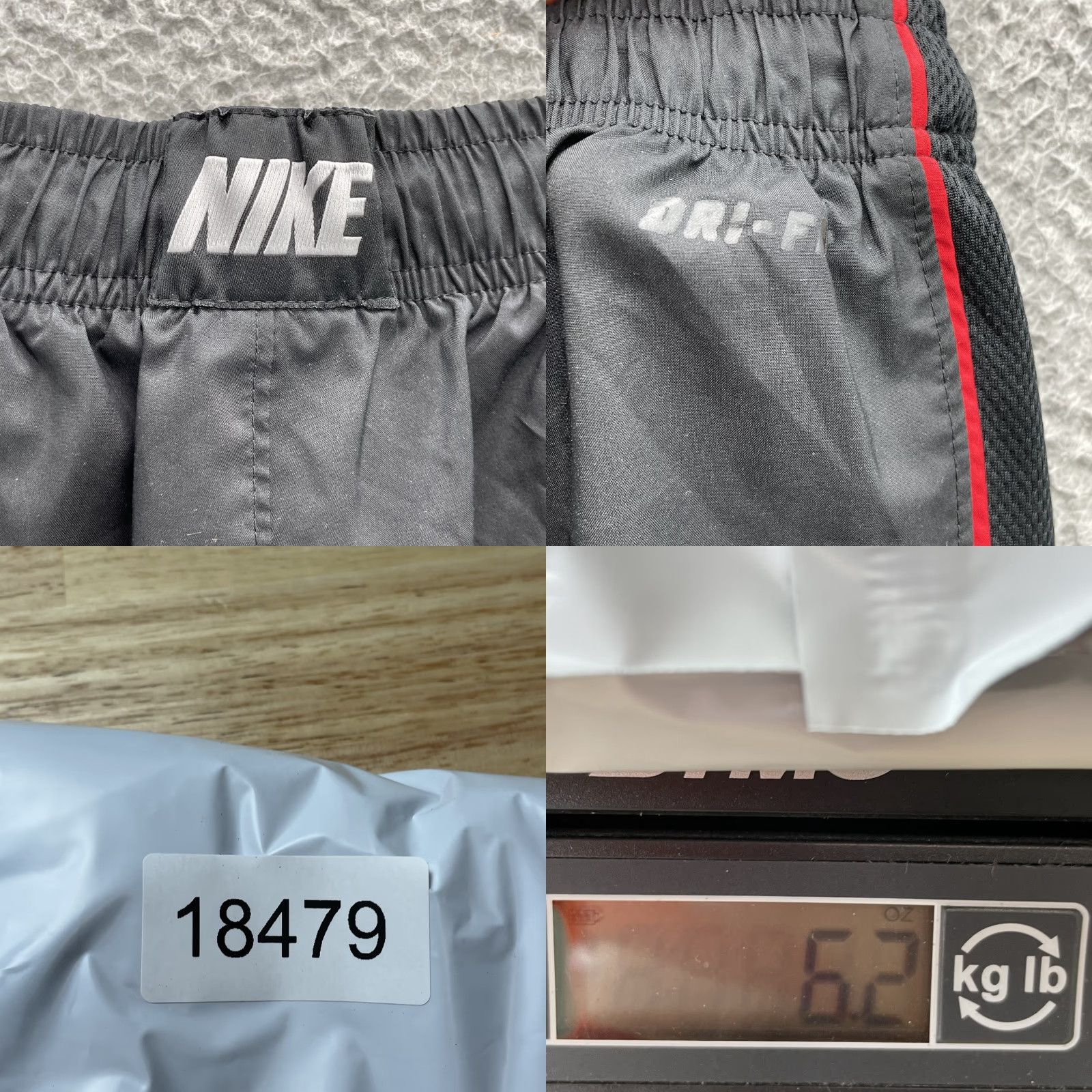 Nike Nike Basketball Shorts Womens XL Black Red 90s Retro Dri-Fit Athletic Sportswear Shorts Size 40" / US 18 - 8 Thumbnail