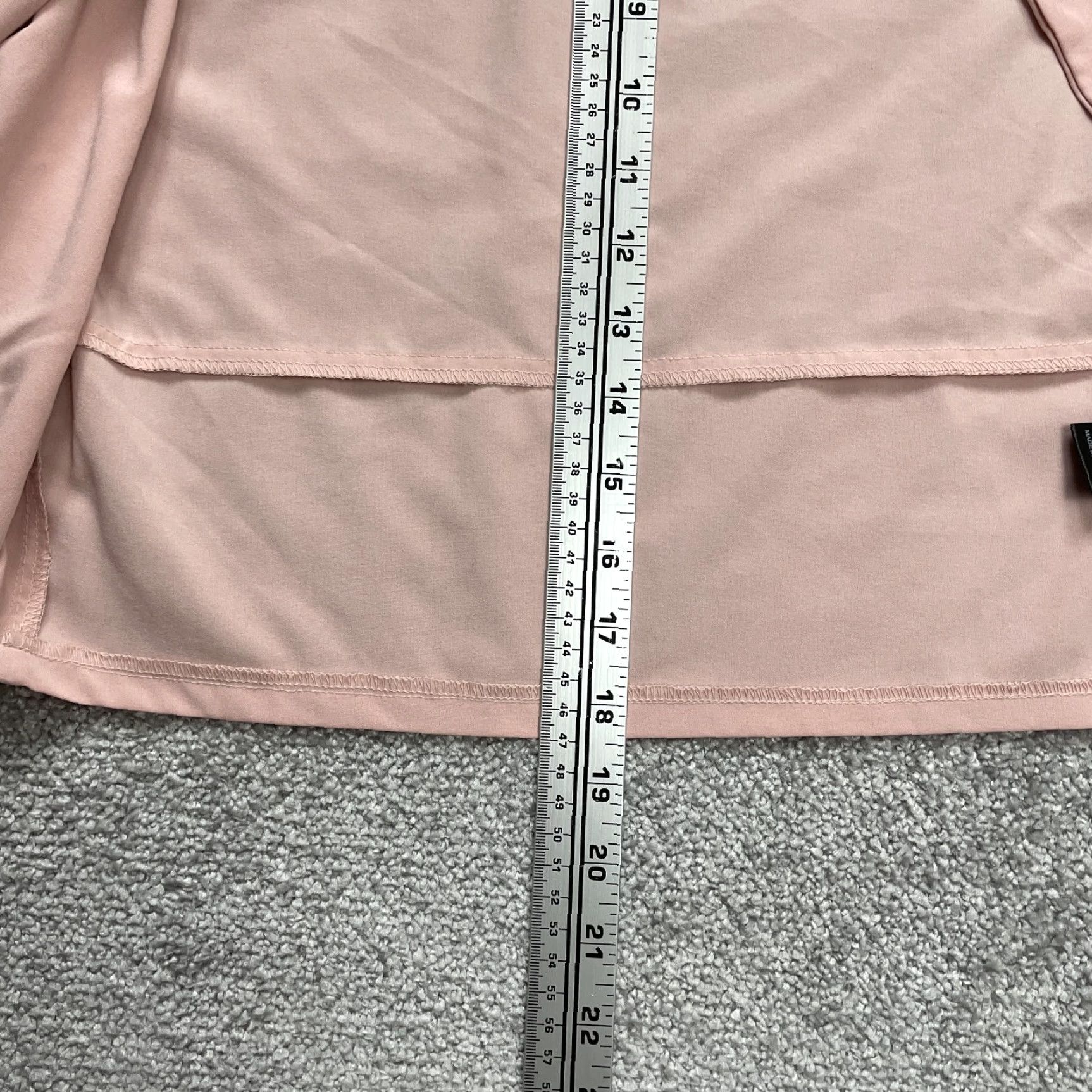 CHOCOOLATE Chocolate Blouse M Pink Cropped Long Sleeve Wrap Stretch Top Womens Size M / US 6-8 / IT 42-44 - 3 Thumbnail