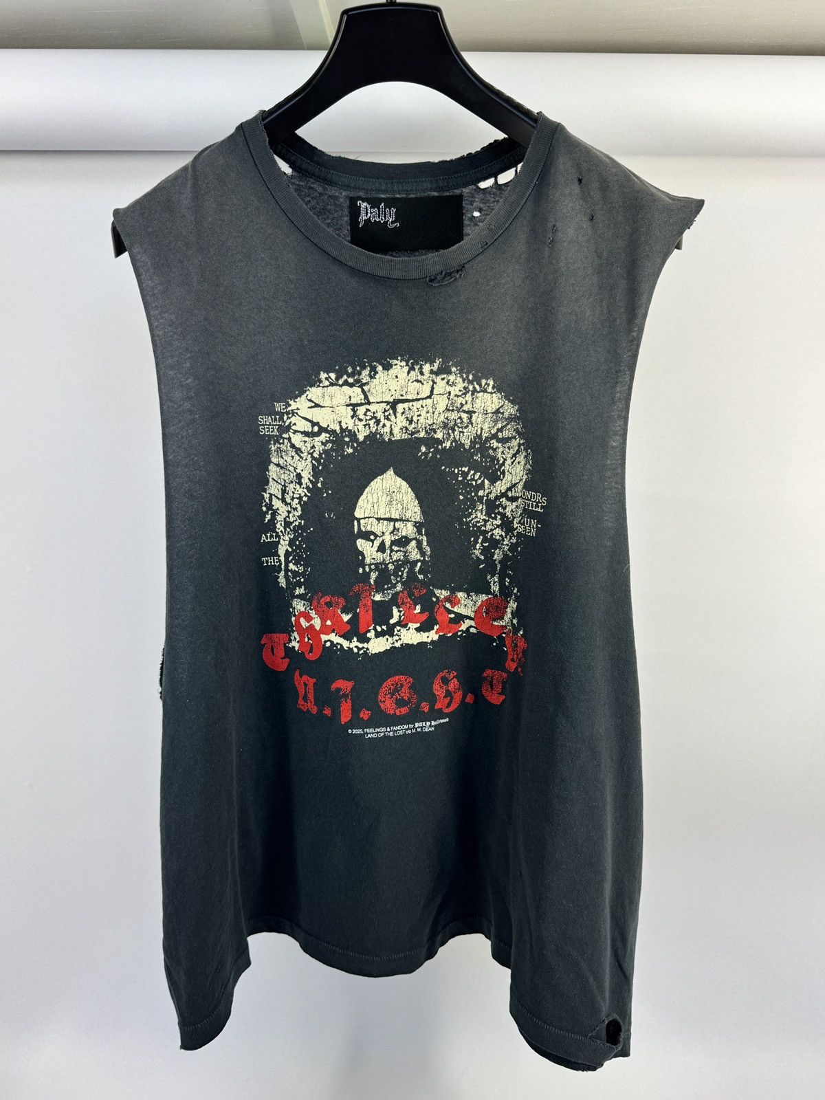 Paly Hollywood THRILLER NIGHT CUT OFF TANK TOP Size US XL / EU 56 / 4 - 3 Thumbnail