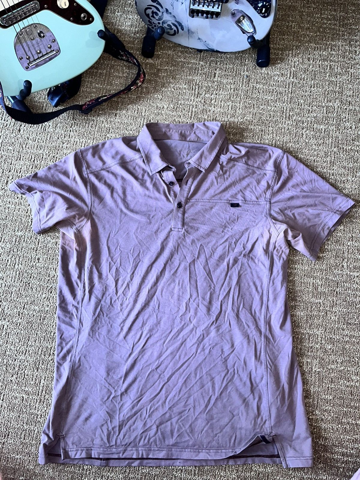 Arc'teryx Arcteryx Burgundy Athletic Polo Size US XL / EU 56 / 4 - 1 Thumbnail