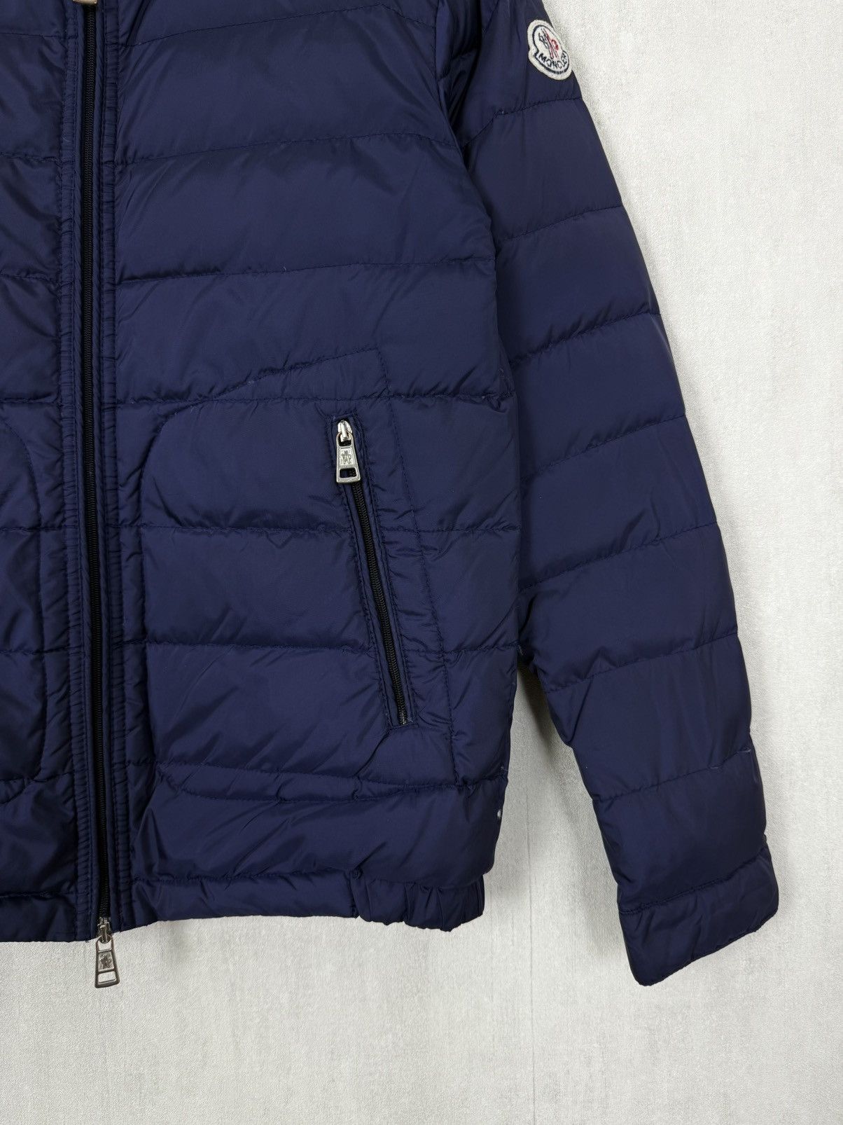 Moncler Moncler Kids Blue Down Puffer Jacket Size 11/146 Size XXS / US 00 / IT 34 - 5 Thumbnail