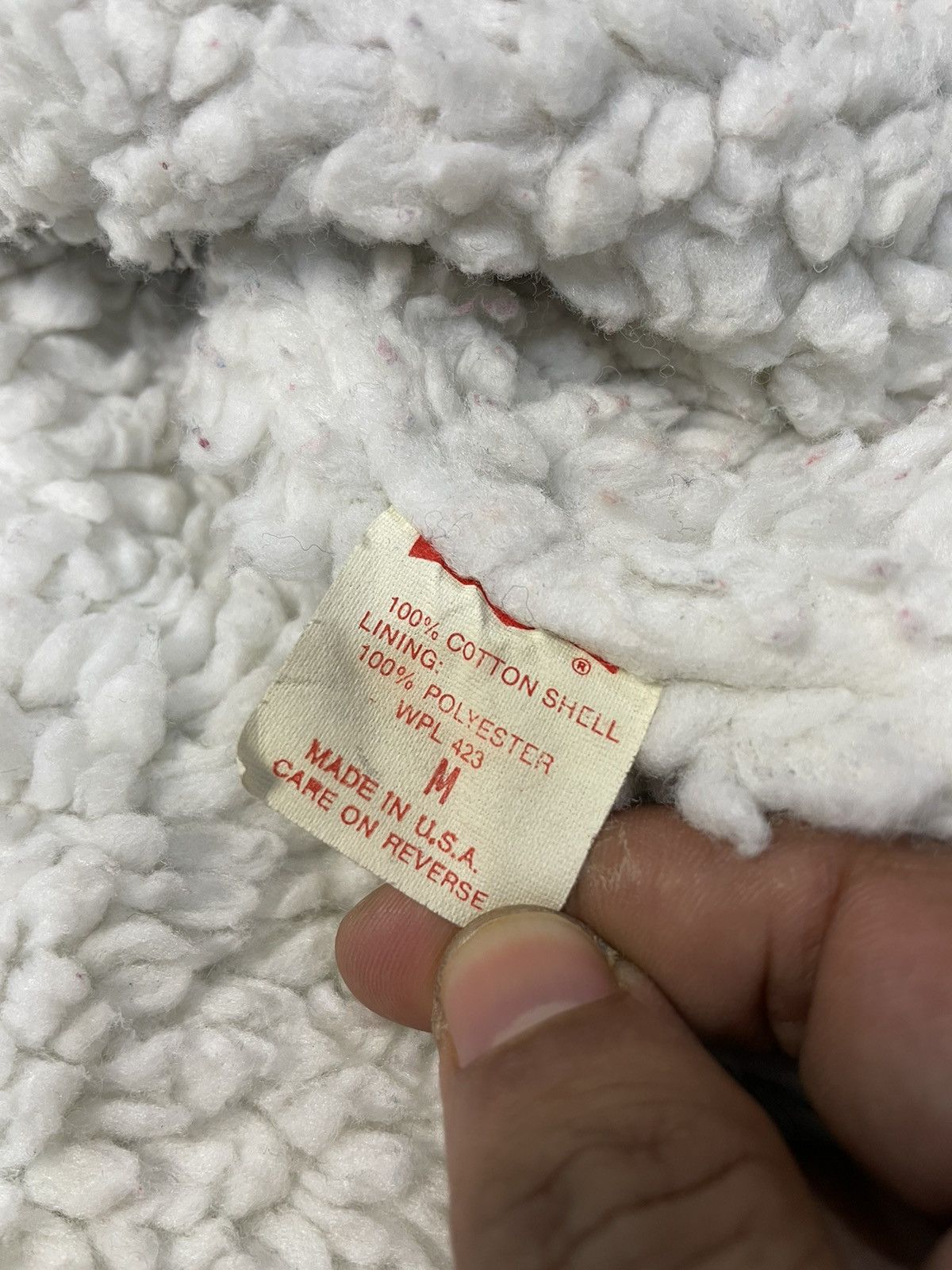 Levi's 90's Levi’s Sherpa Vintage Denim Jacket White Tag Size US M / EU 48-50 / 2 - 12 Thumbnail