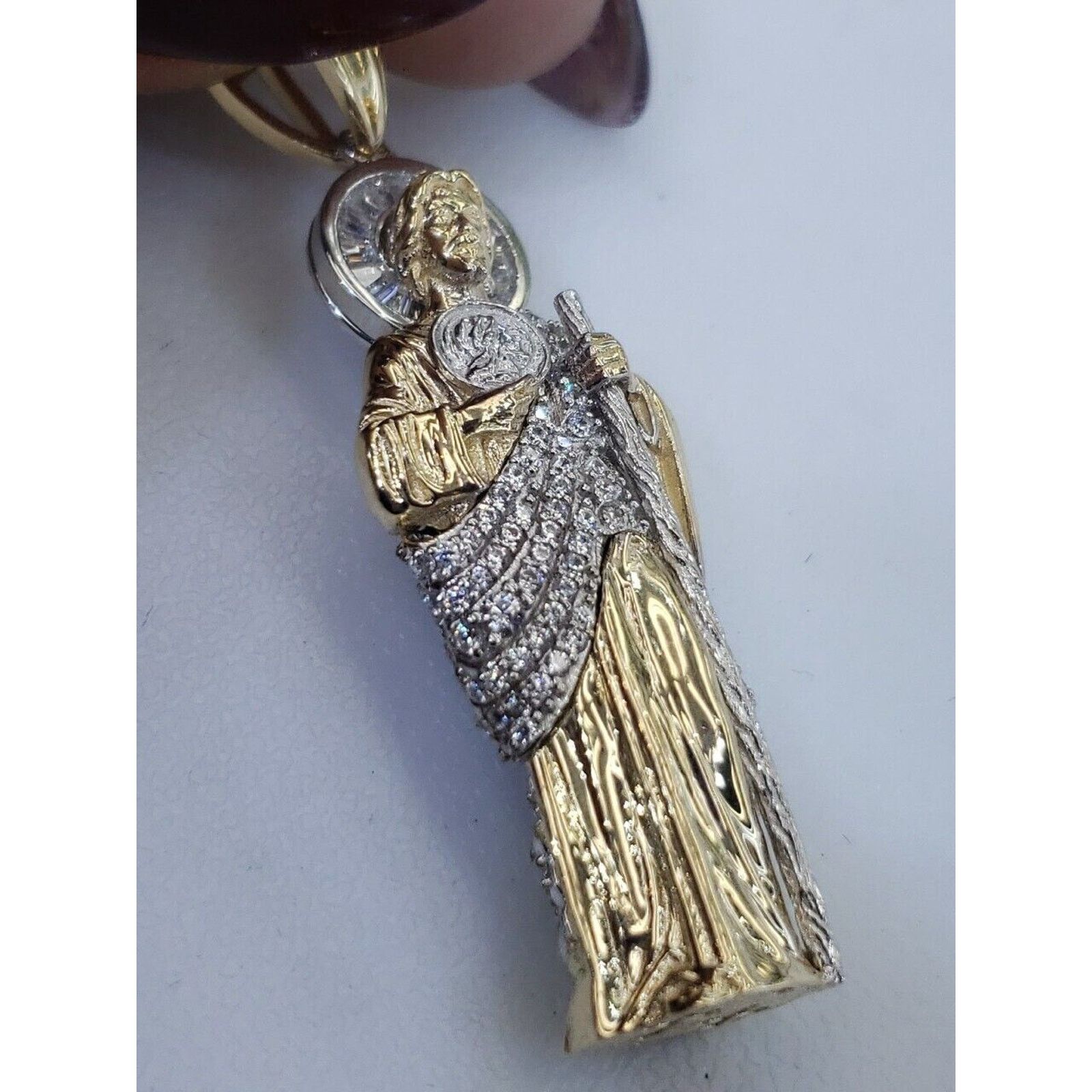 Other 3d Real 14k Gold Saint Jude judas Pendant charm Size ONE SIZE - 20 Thumbnail