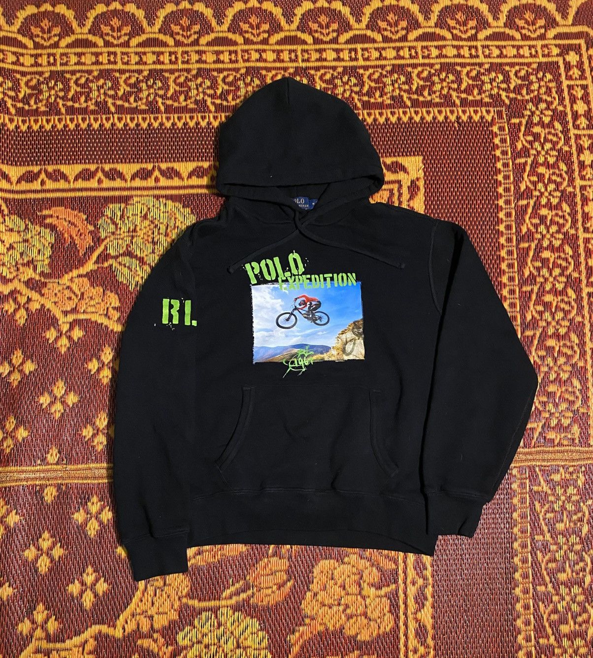 Polo Ralph Lauren Polo Ralph Lauren Dirt Bike Hoodie Size US M / EU 48-50 / 2 - 2 Thumbnail