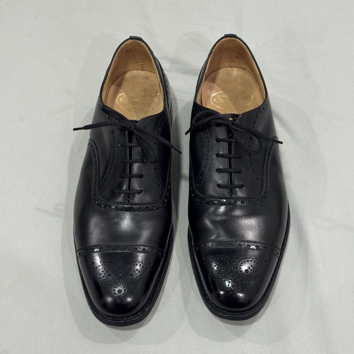 Church's Church’s Diplomat 173 Calf Leather Oxford Brogue – Black 🔥 Size US 10.5 / EU 43-44 - 10 Thumbnail