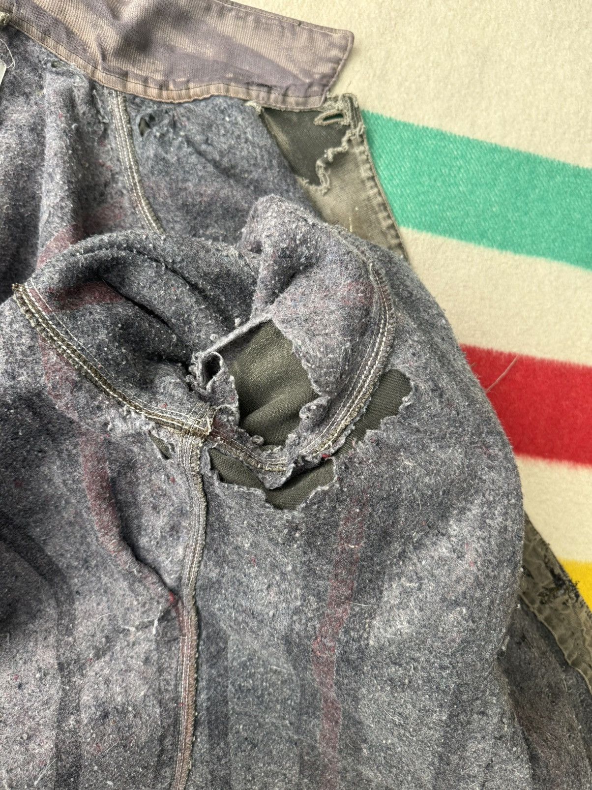 Carhartt Carhartt Chore Coat Boro Patchwork Distressed Thrashed Size US XXL / EU 58 / 5 - 24 Thumbnail