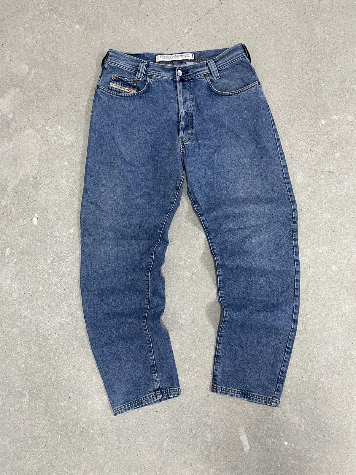 Diesel × Vintage Vintage Diesel jeans blue denim buggy fit Size US 36 / EU 52 - 7 Thumbnail