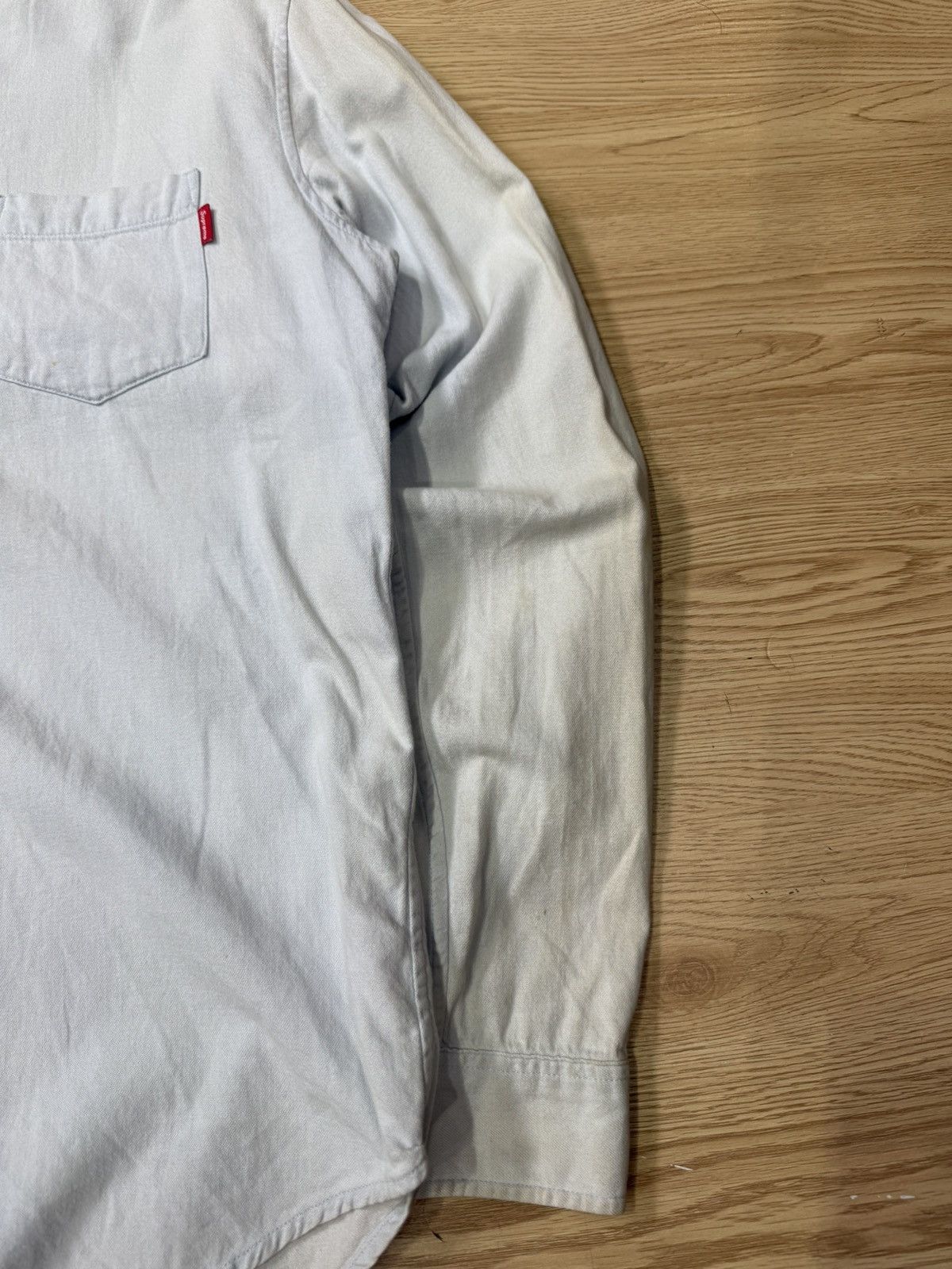 Supreme 90’s SUPREME RARE POCKET LOGO VINTAGE Y2K RETRO SHIRT Size US M / EU 48-50 / 2 - 3 Thumbnail