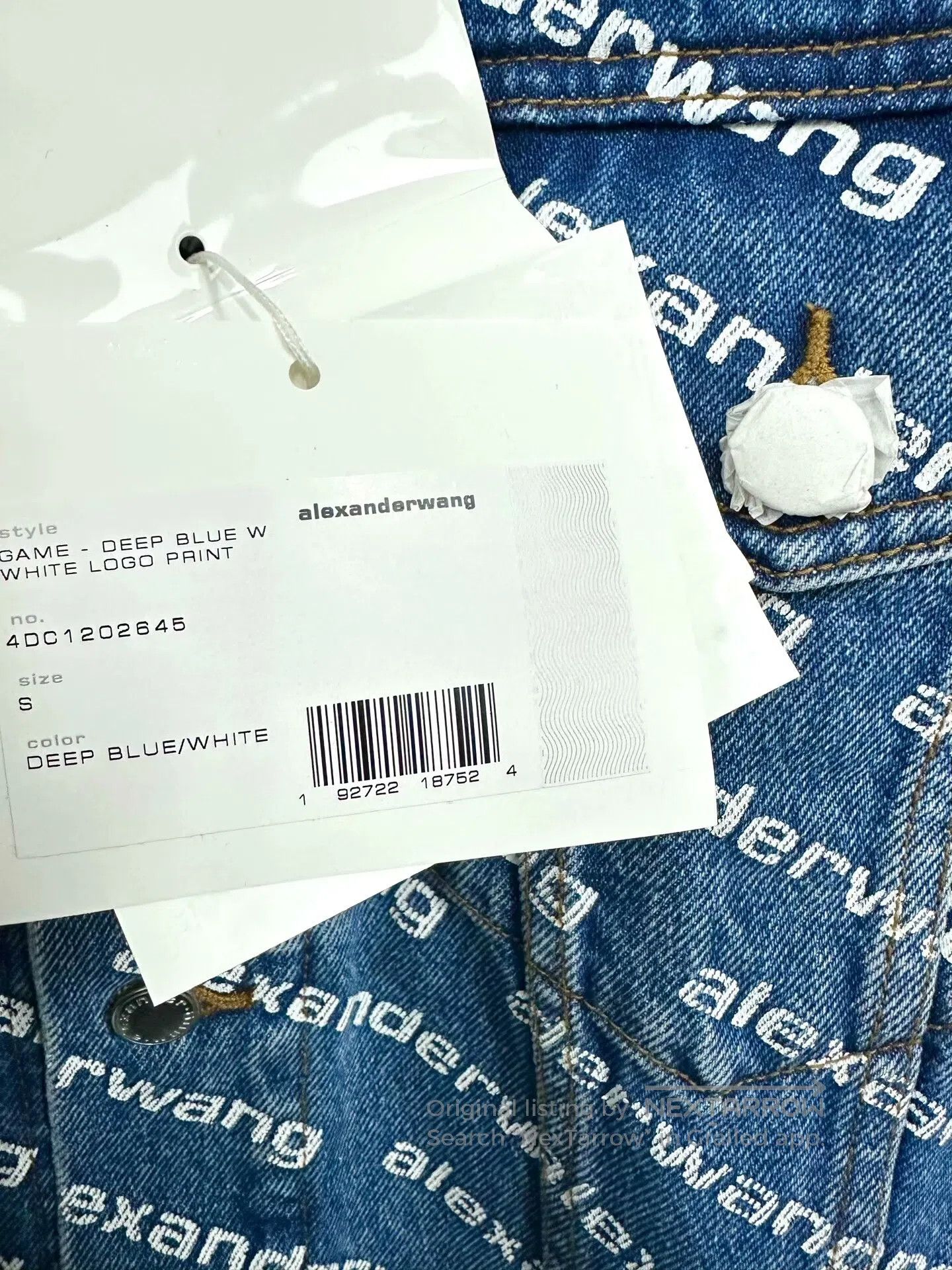 Alexander Wang Alexander Wang Blue Camo Printed Denim Jacket| Size US S / EU 44-46 / 1 - 3 Thumbnail