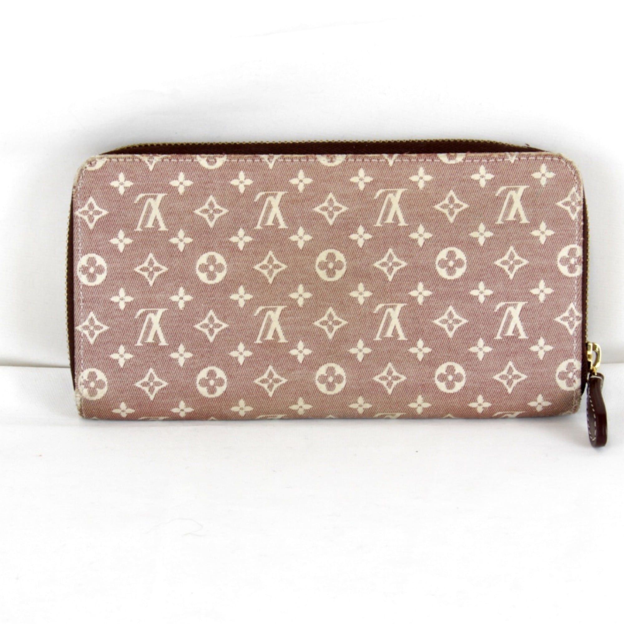 Louis Vuitton LOUIS VUITTON Zippy Wallet M63010 Long Monogram Mini Canvas Pink Women's Size ONE SIZE - 1 Thumbnail