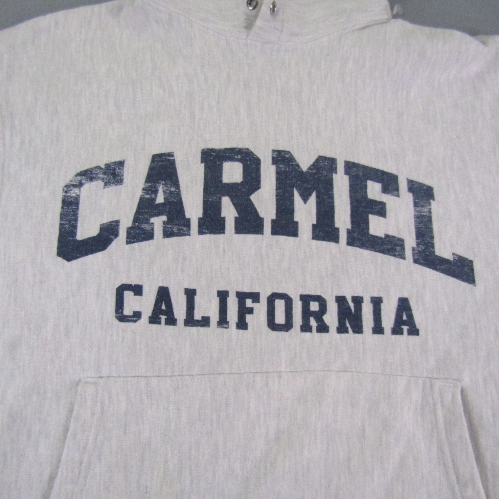 Champion VINTAGE Champion Hoodie Mens Small Gray Reverse Weave Carmel California Pullover Size US S / EU 44-46 / 1 - 3 Thumbnail