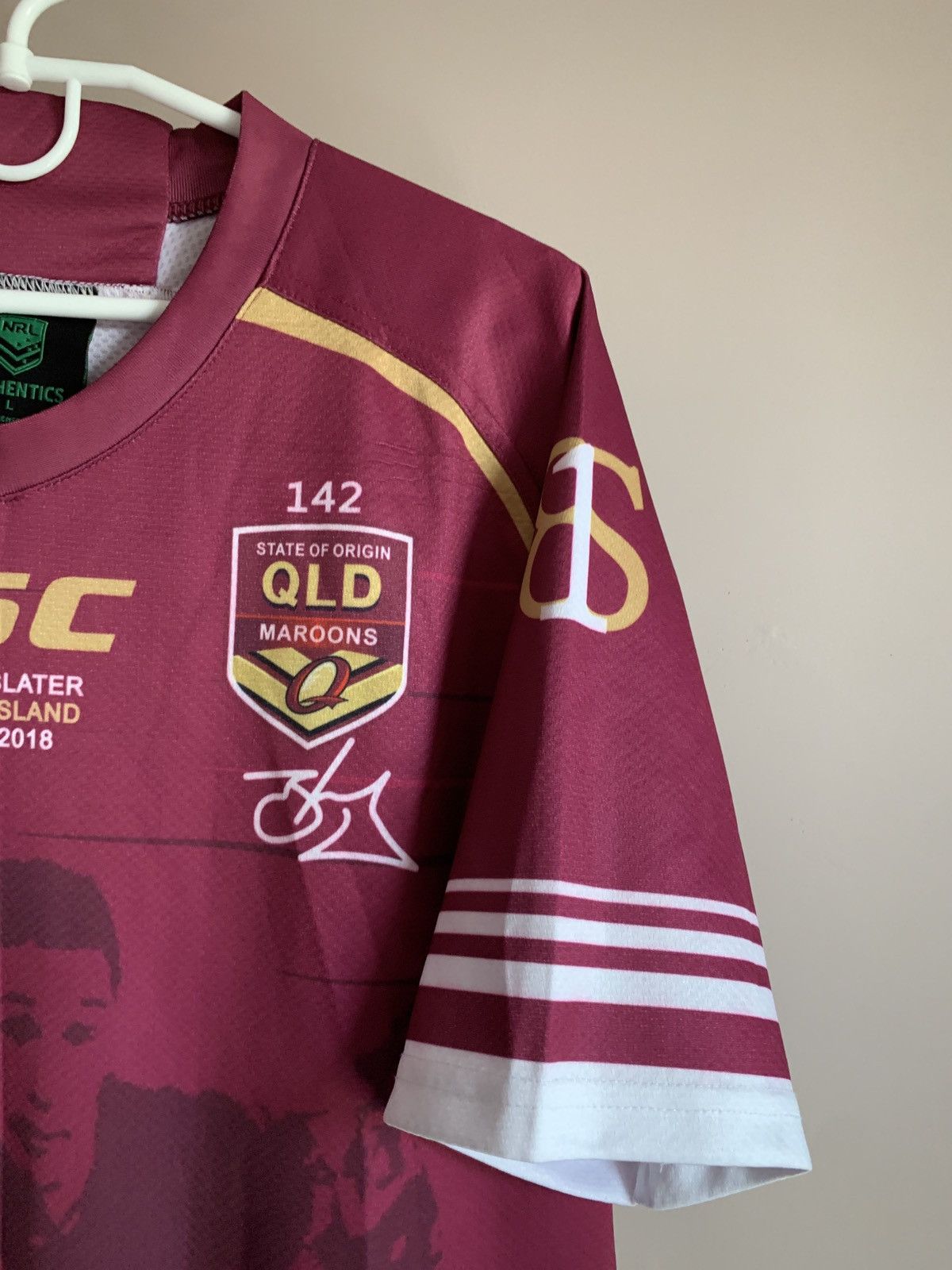 Other Queensland State of Origin Rugby League Shirt NRL Jersey ISC Size US L / EU 52-54 / 3 - 4 Thumbnail