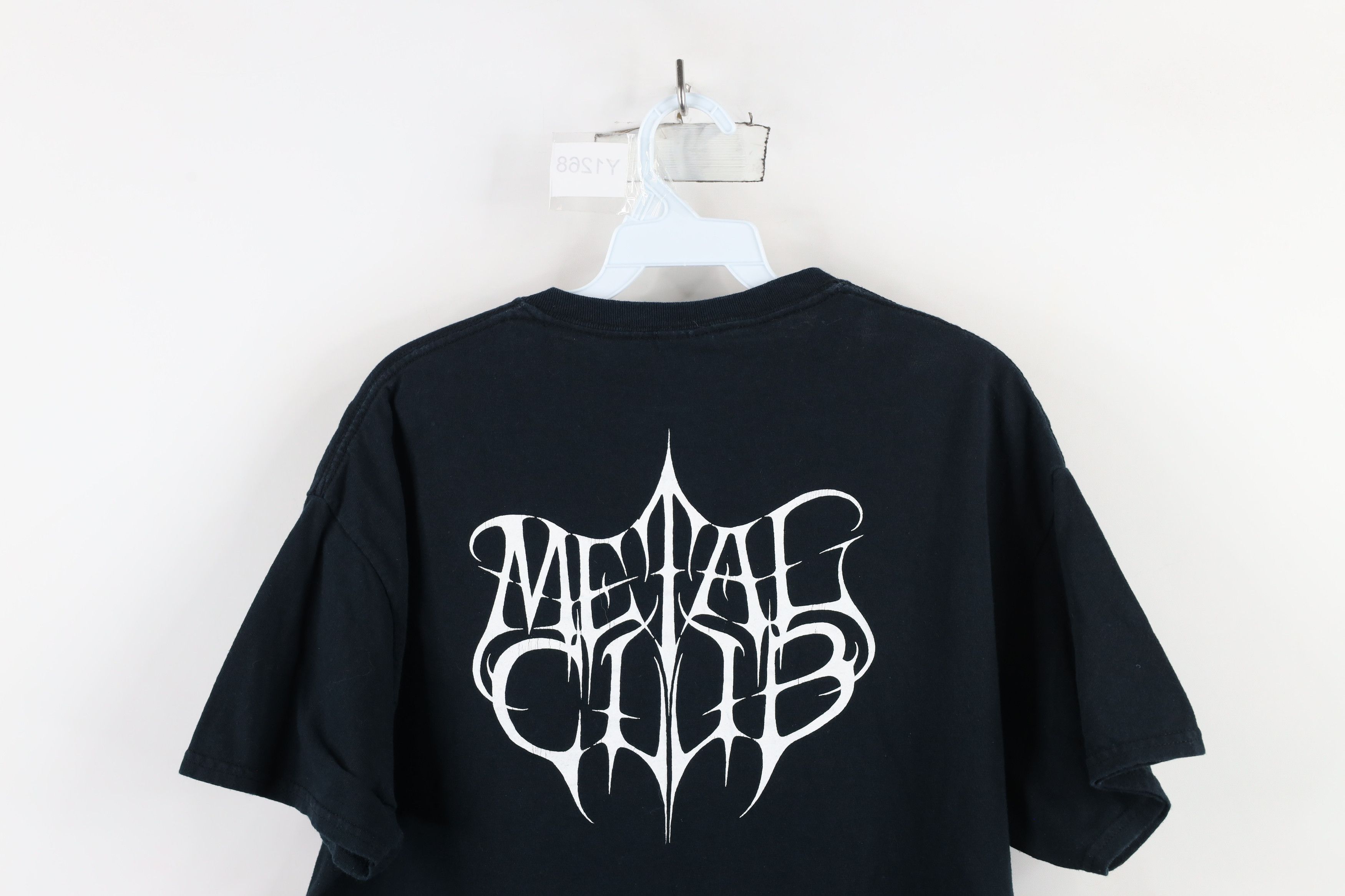 Vintage Vintage 90s Y2K Heavy Metal Club Zombie Skeleton T-Shirt Size US L / EU 52-54 / 3 - 12 Thumbnail