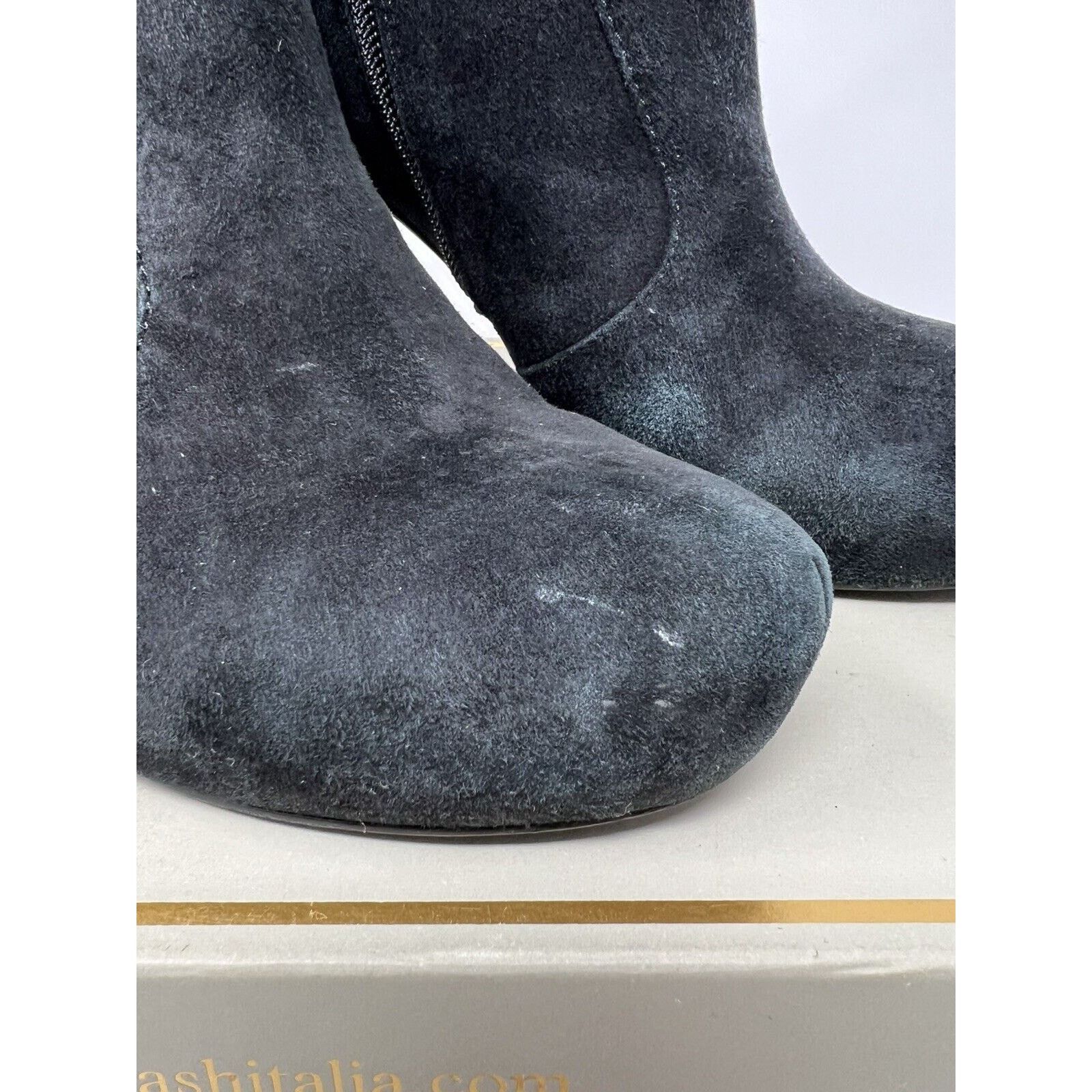 ASH ASH Italia Ankle Kid Suede Tess Boots 49191 EUC Size 39 Size US 8.5 / IT 38.5 - 3 Thumbnail