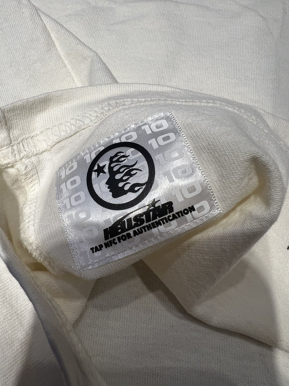 HELLSTAR HELLSTAR “BEAT US!” TSHIRT - SIZE XL - (WHITE) Size US XL / EU 56 / 4 - 5 Thumbnail