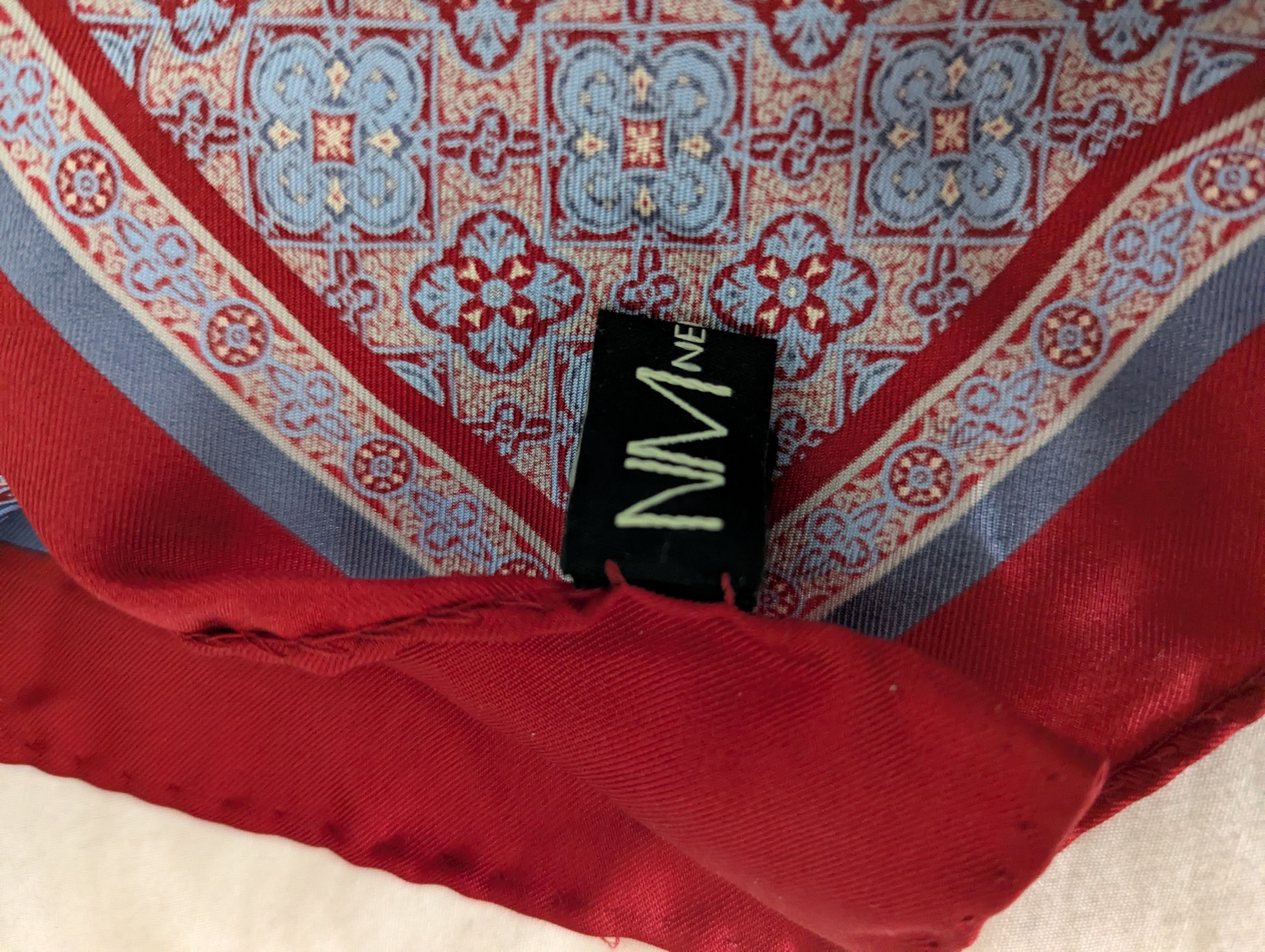 Neiman Marcus Handmade Silk pocket square Size ONE SIZE - 4 Thumbnail