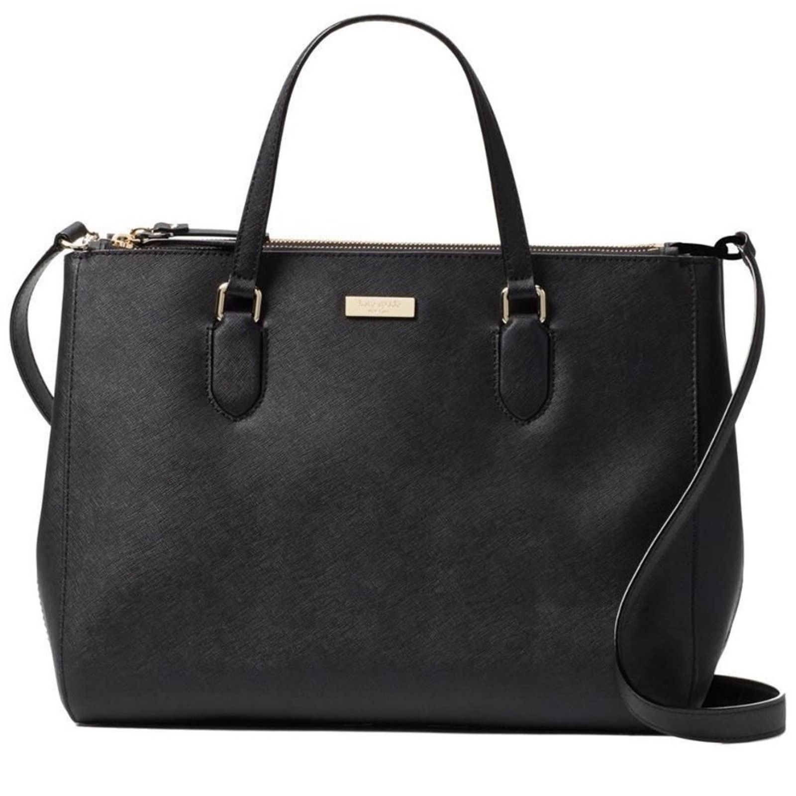Kate Spade KATE SPADE New York Laurel Way Leighann Satchel Bag in Black Size ONE SIZE - 1 Thumbnail