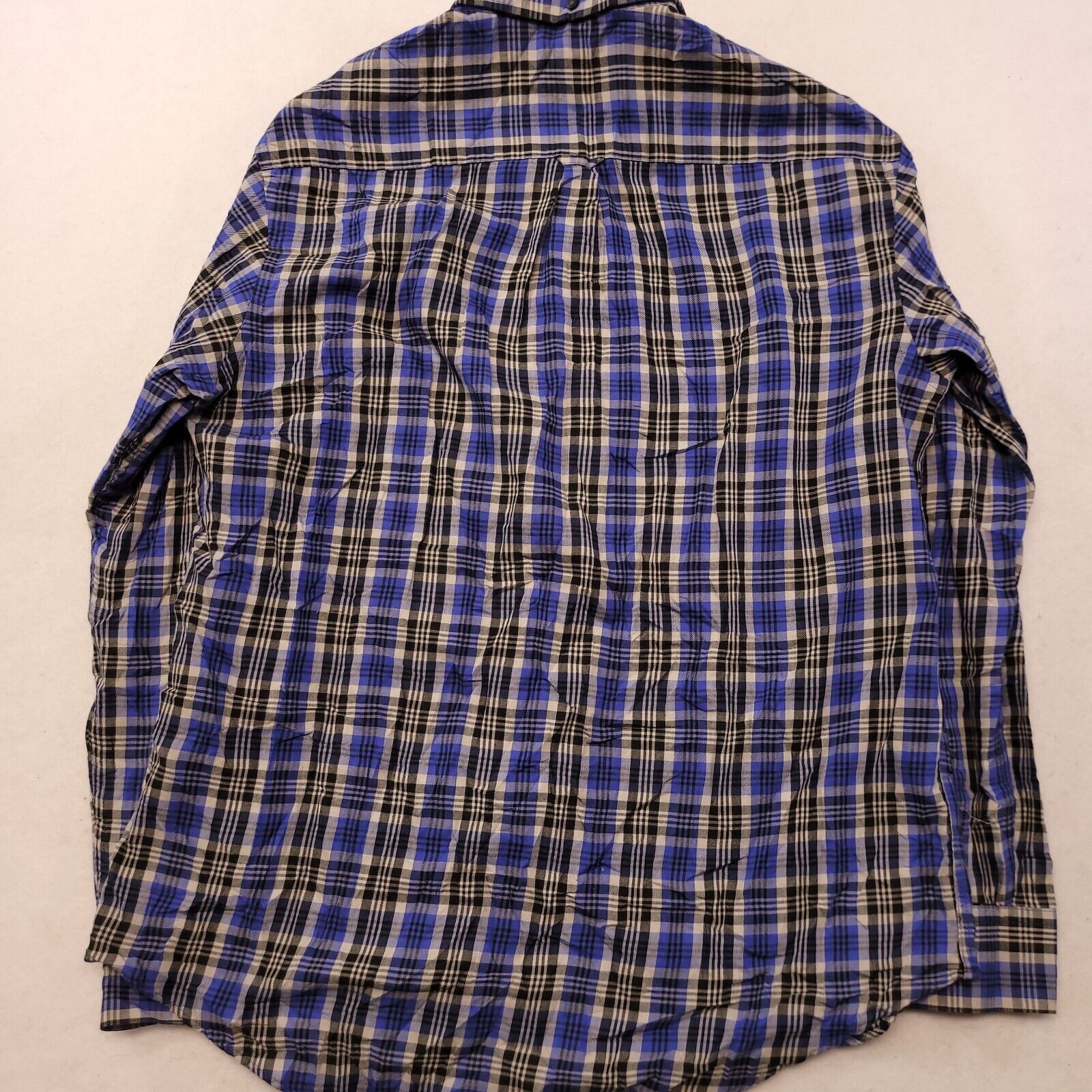 Van Heusen Van Heusen Tartan Flannel Shirt Mens Size Large L Blue Black Size US L / EU 52-54 / 3 - 10 Thumbnail