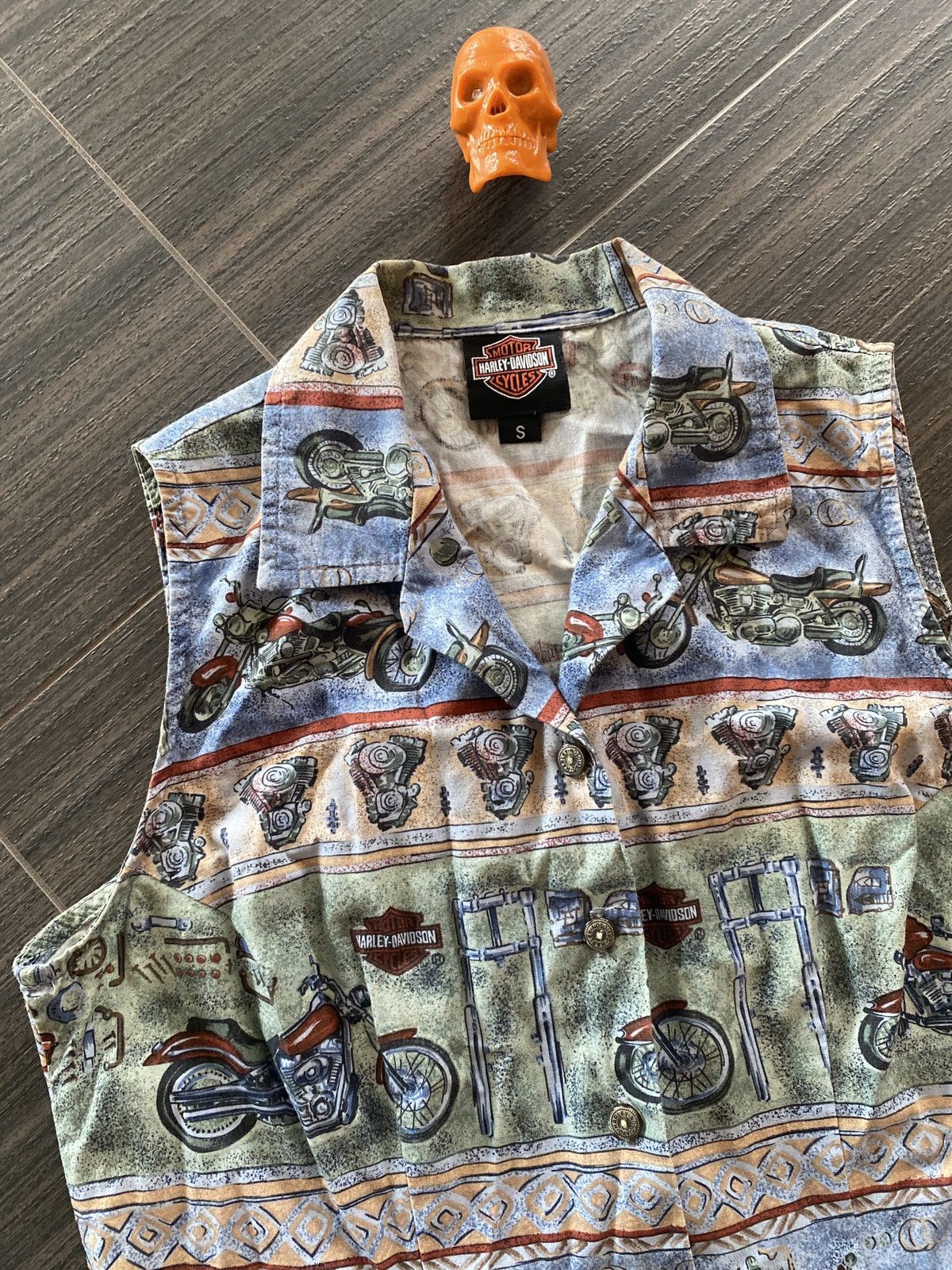 Harley Davidson Womens Harley Davidson shirt vest S Size S / US 4 / IT 40 - 2 Thumbnail