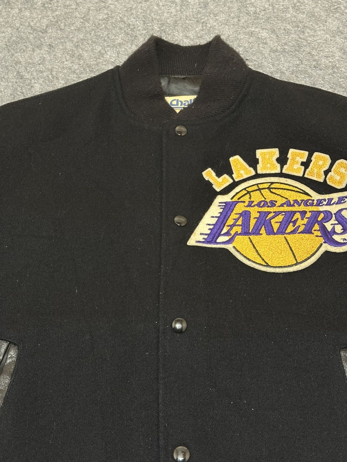 Chalk Line Los Angeles Lakers Black Varsity Jacket. Size US M / EU 48-50 / 2 - 7 Thumbnail